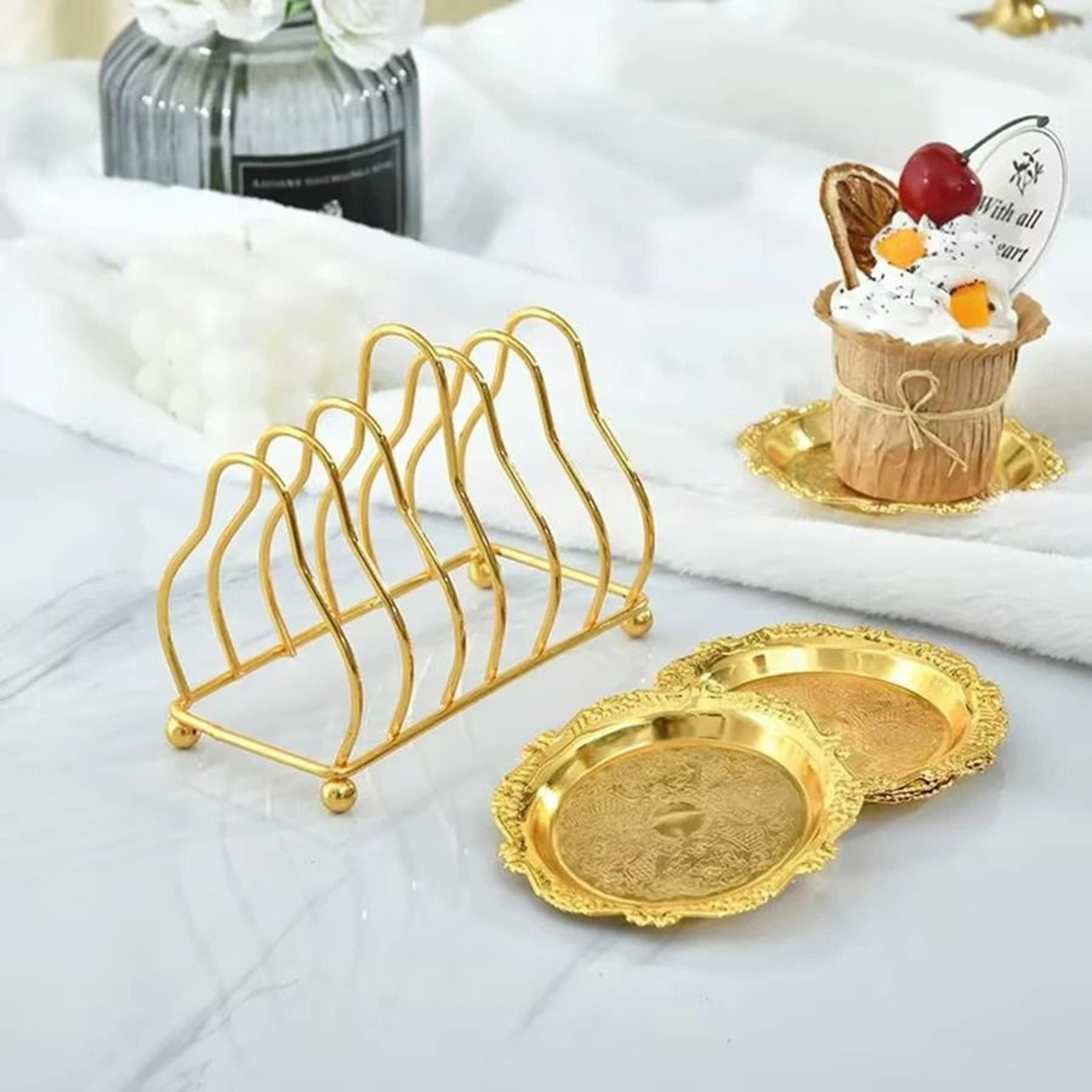 Triangular Iron Tableware Rack  Compact Structural Dish  Cup Storage Organizer For Kitchen Cabinets 2
