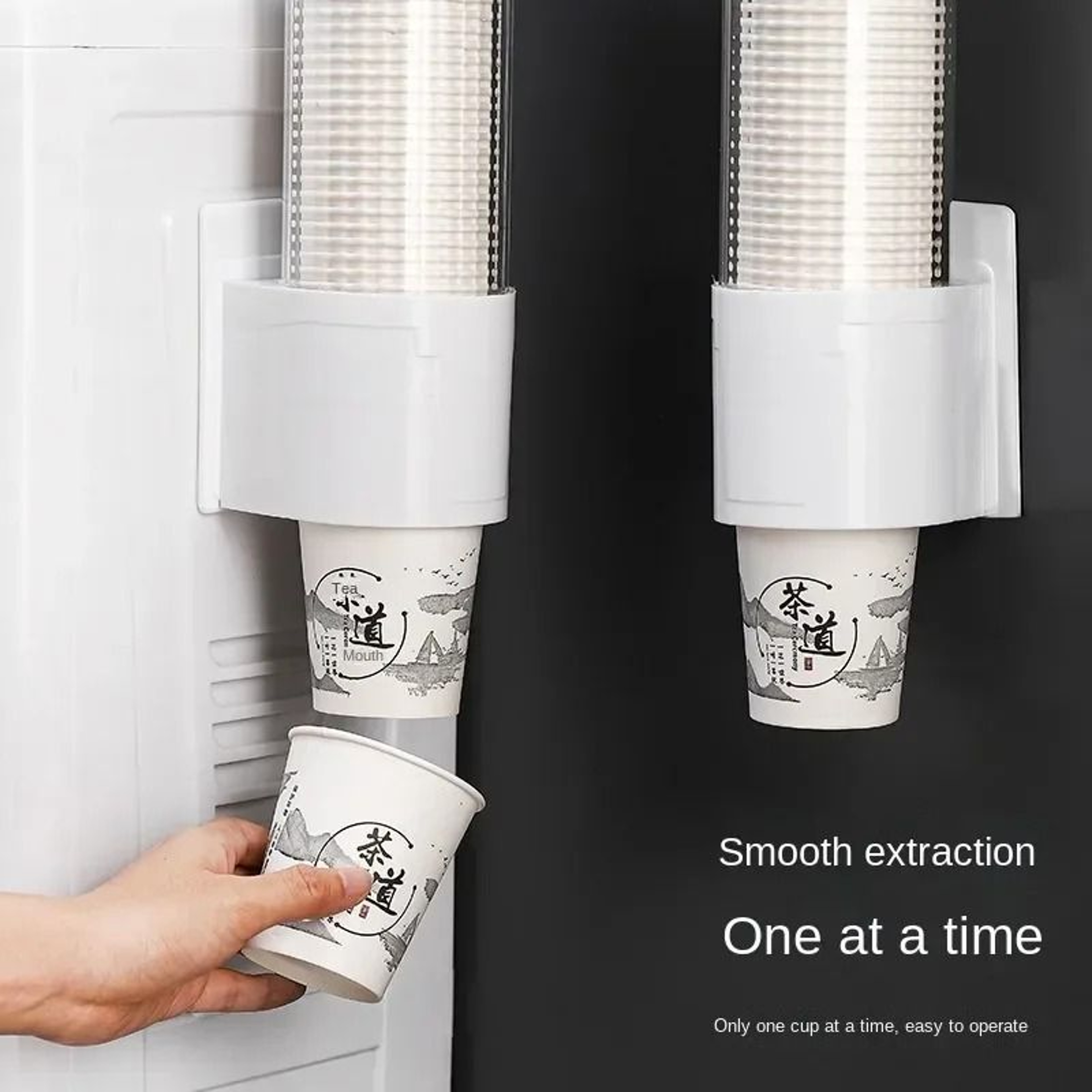 WallMounted Disposable Paper And Plastic Cup Dispenser 4
