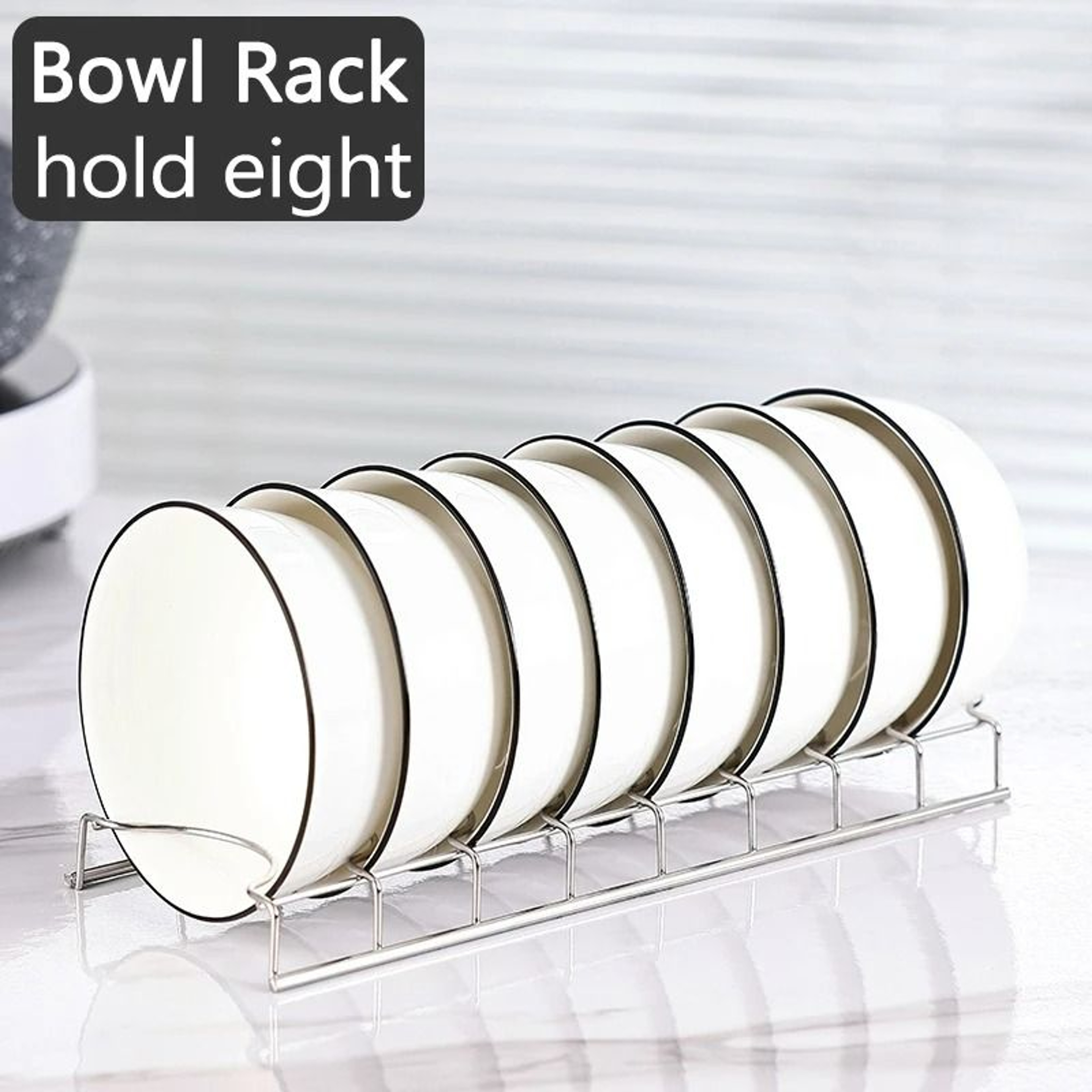 1Tier Compact Kitchen Dish Drying Rack And Drainboard Set 6