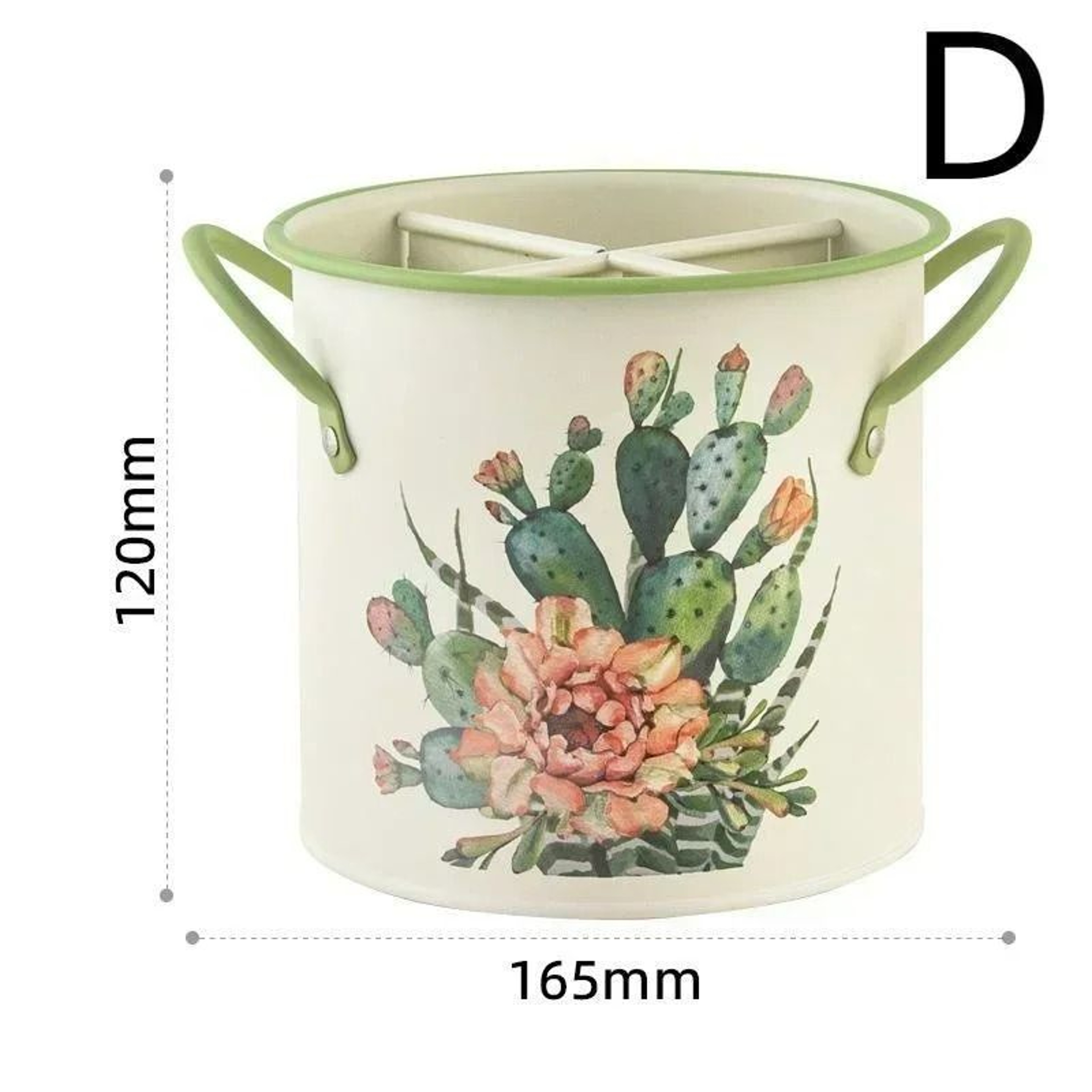 Retro MultiCompartment Tableware Storage Bucket  Draining Rack 11