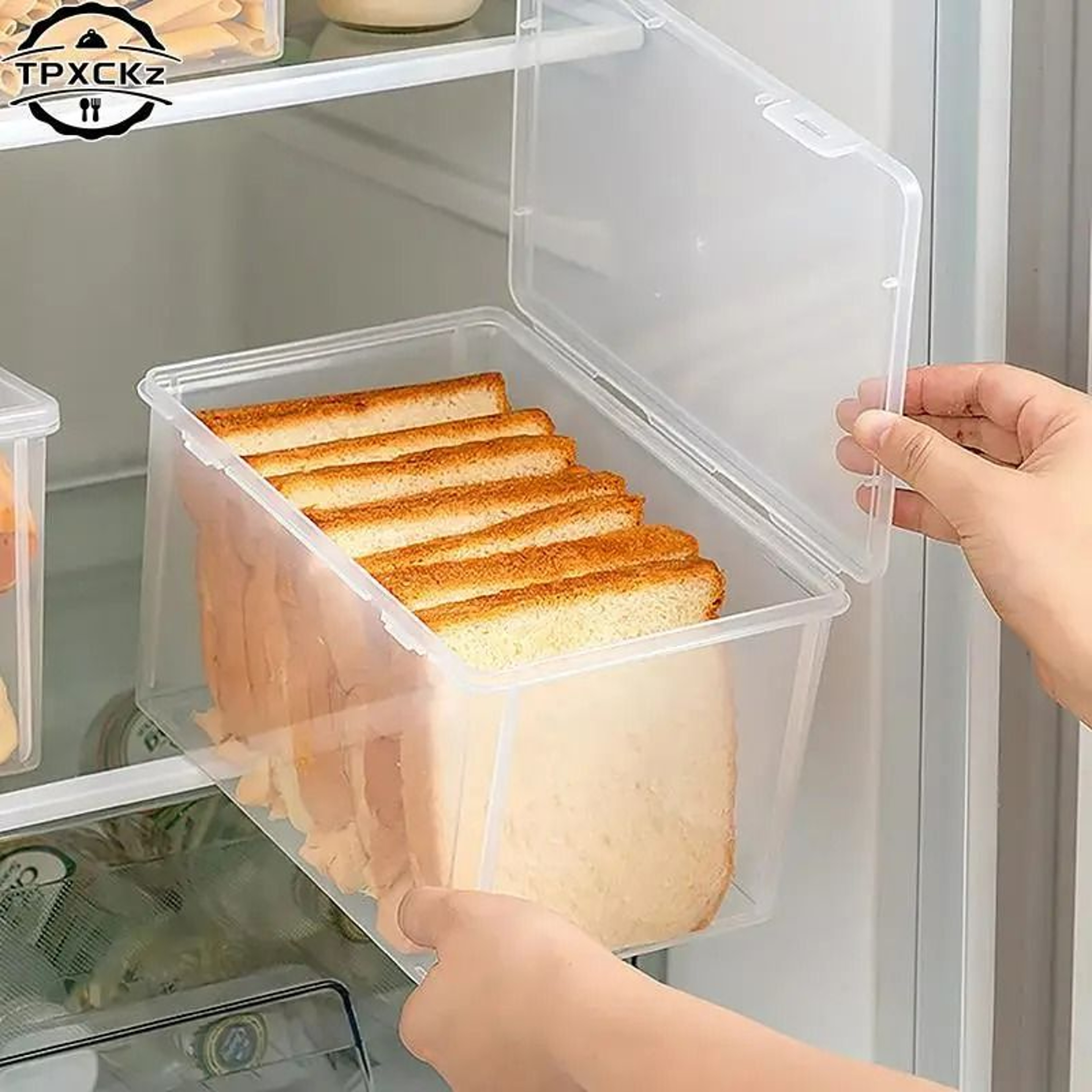 Airtight Loaf Bread Storage Vault With Freshness TimeTracking Dial 0