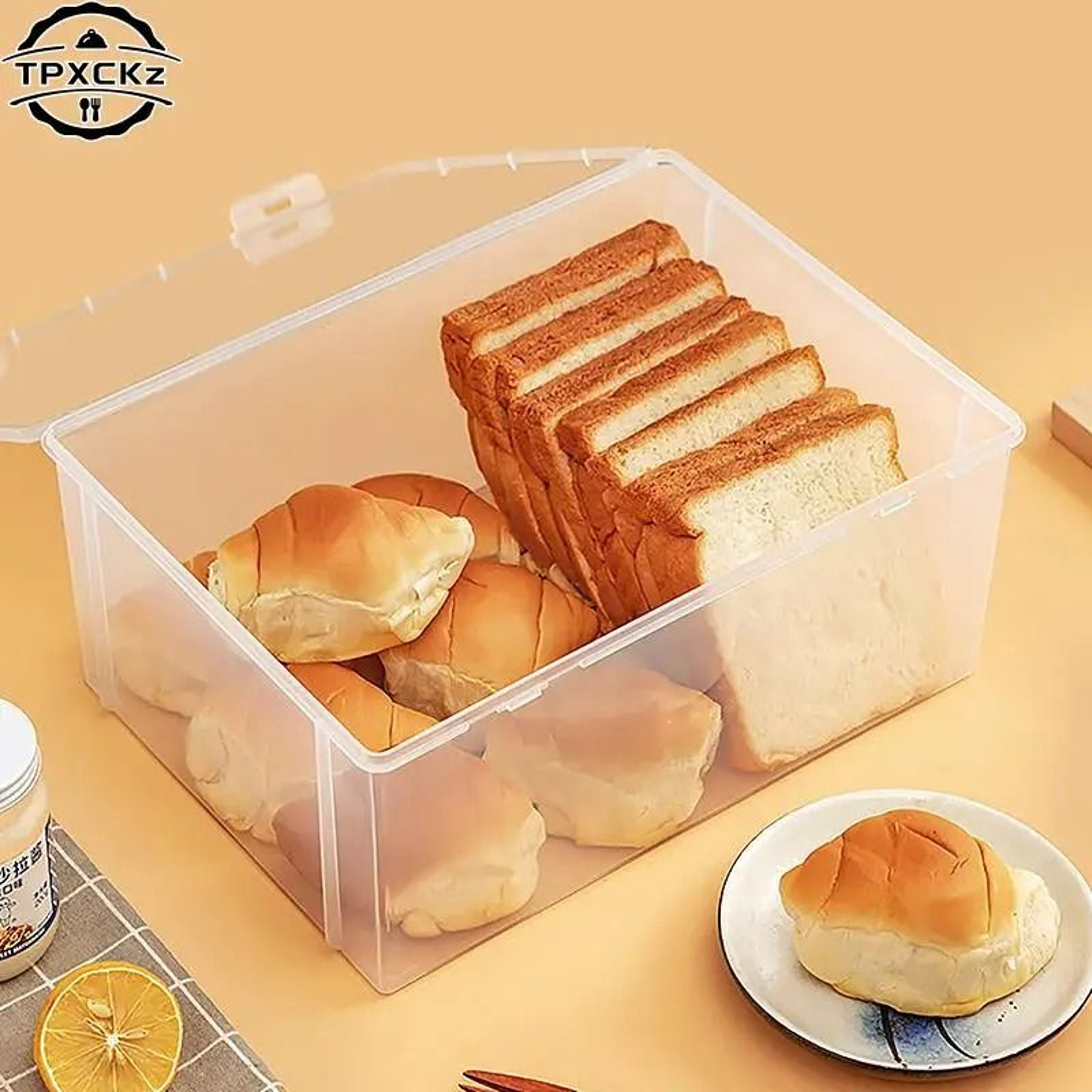 Airtight Loaf Bread Storage Vault With Freshness TimeTracking Dial 4