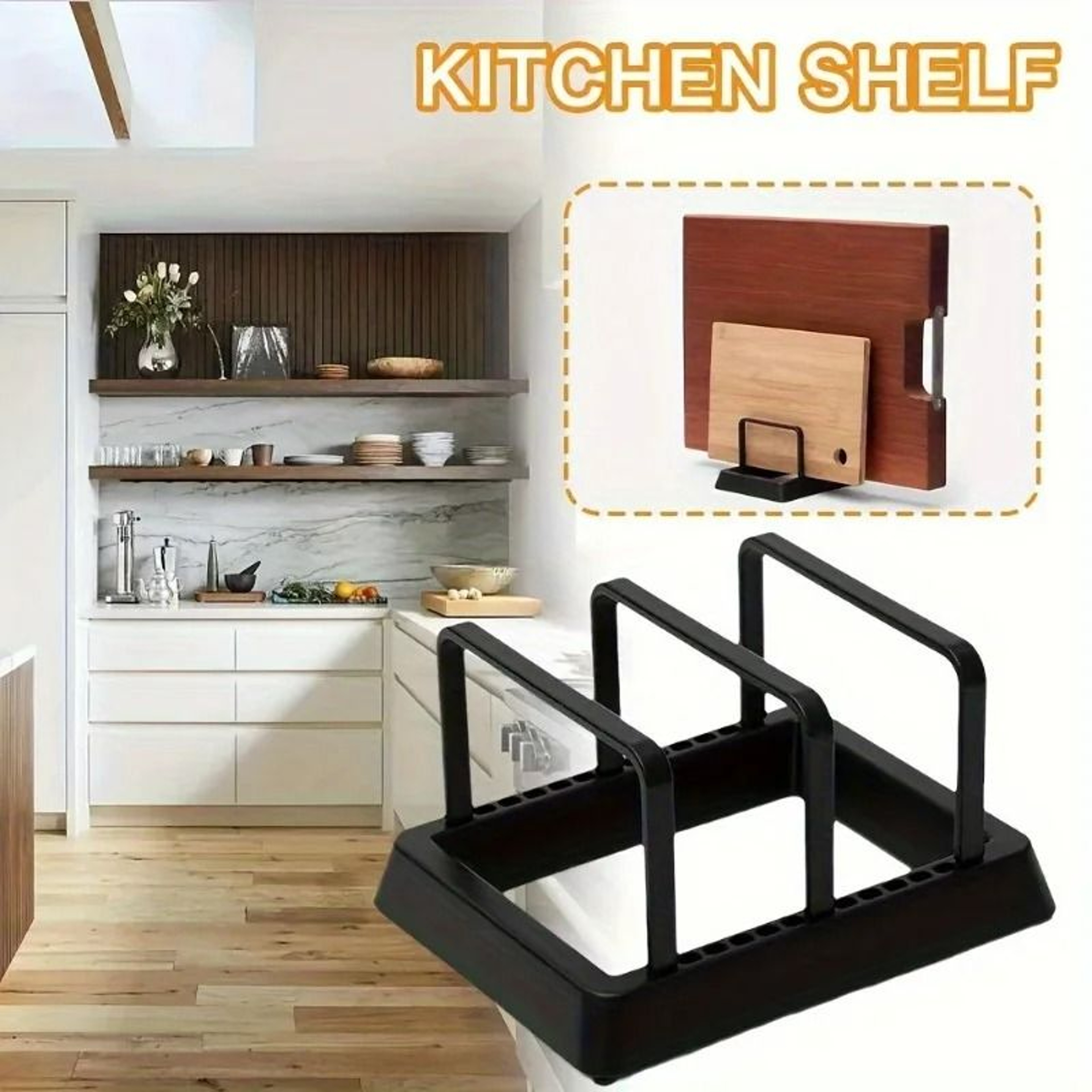 3in1 Countertop Kitchen Organizer Rack 0