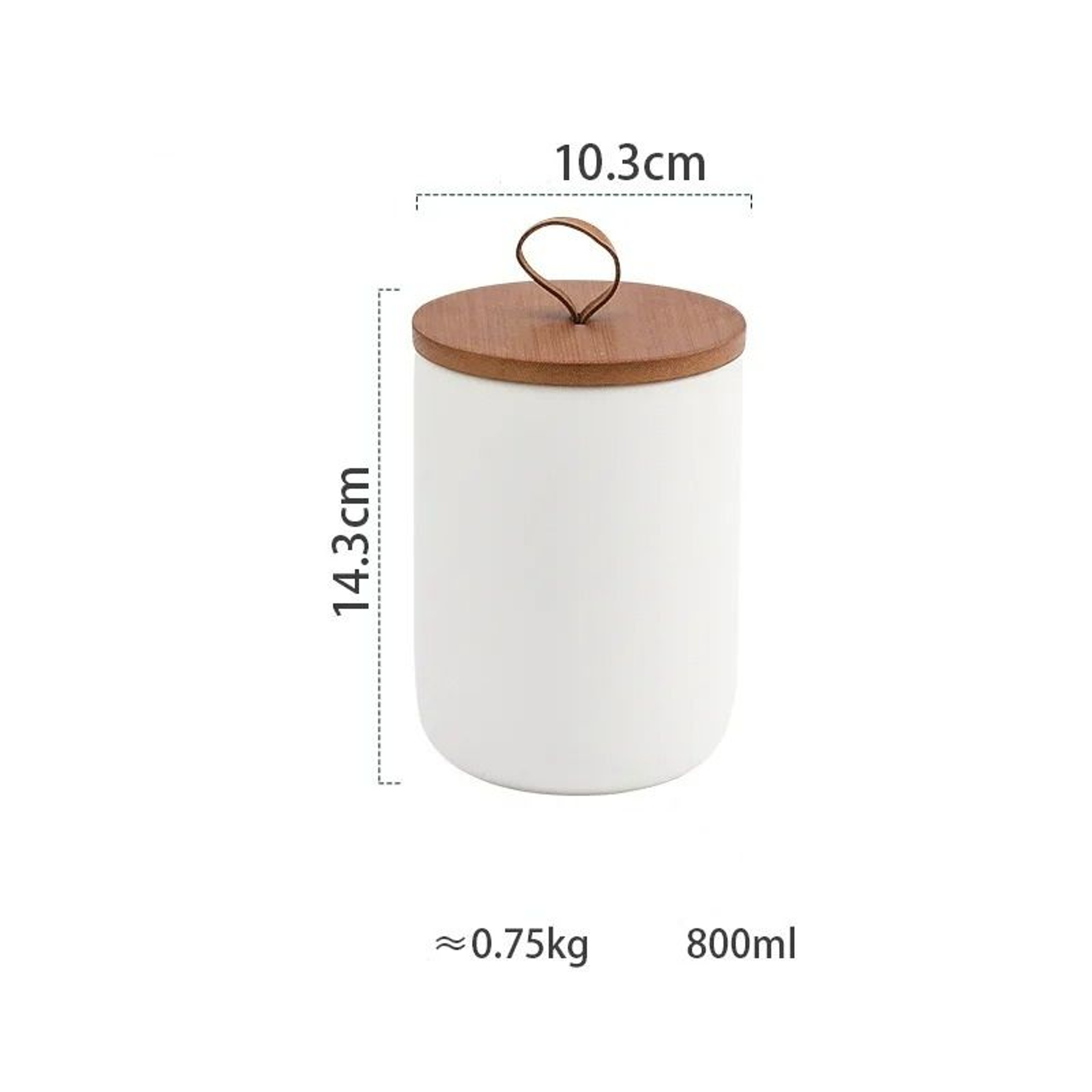 Nordic Ceramic Storage Jar And Matte Sealed Tea Container 9