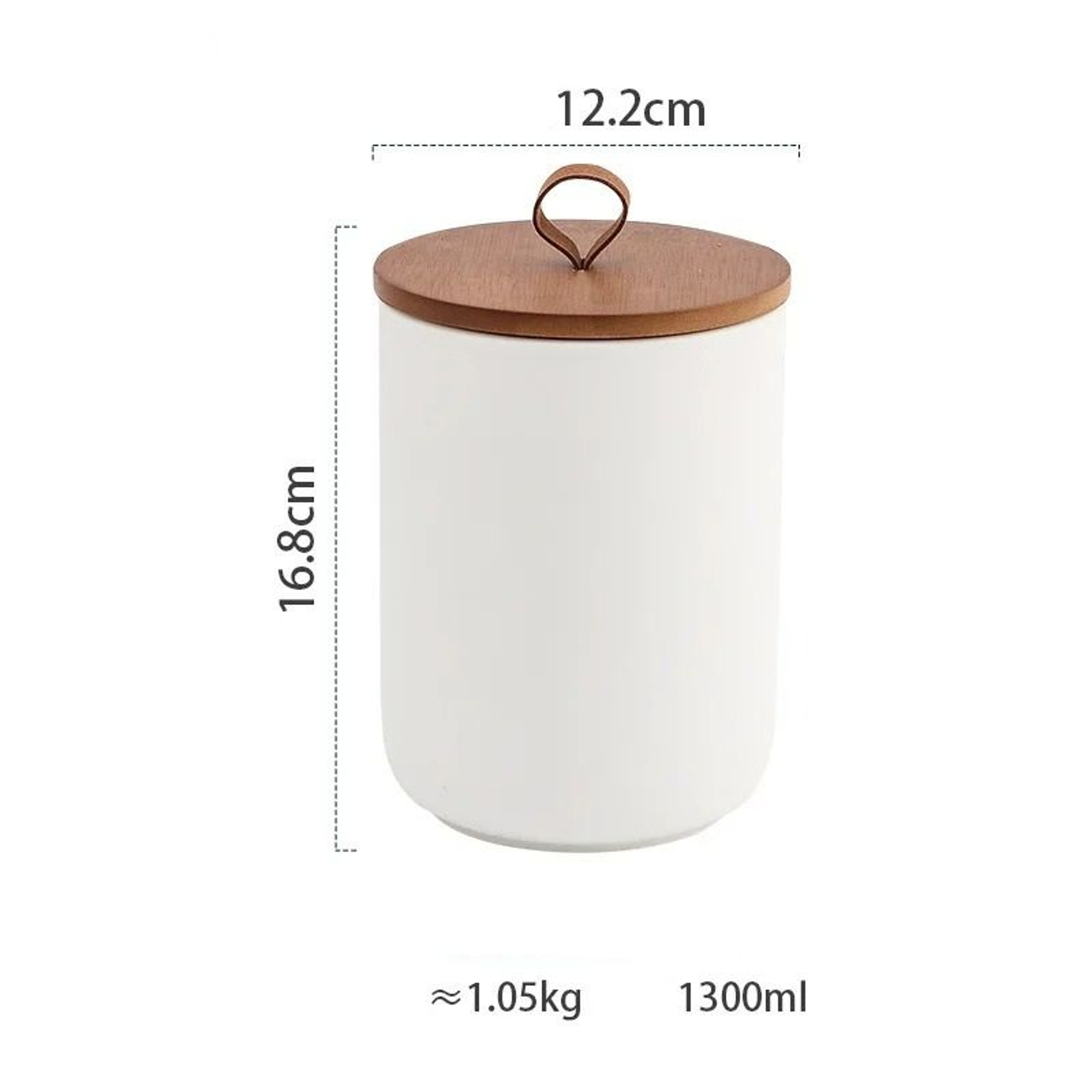 Nordic Ceramic Storage Jar And Matte Sealed Tea Container 11