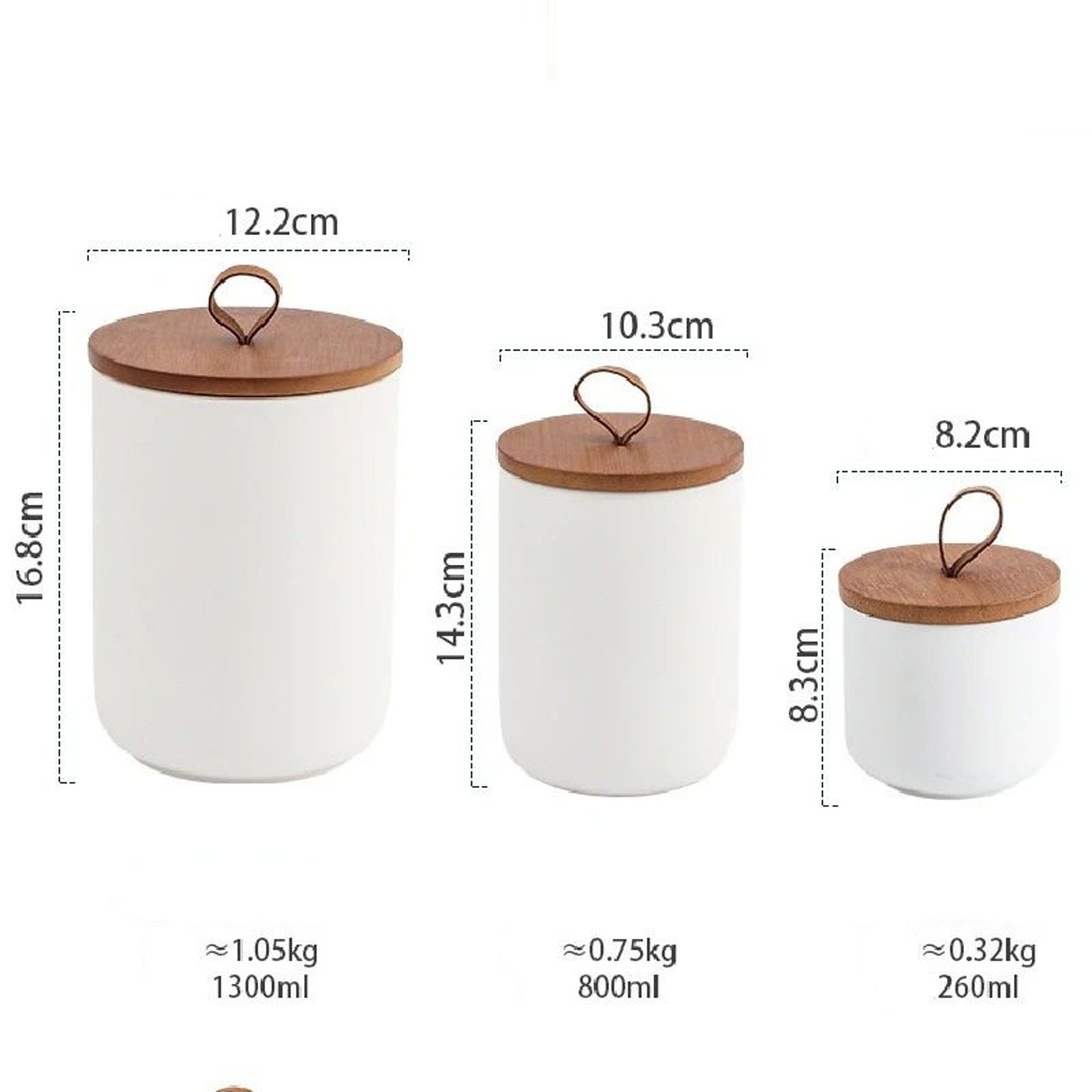 Nordic Ceramic Storage Jar And Matte Sealed Tea Container 5