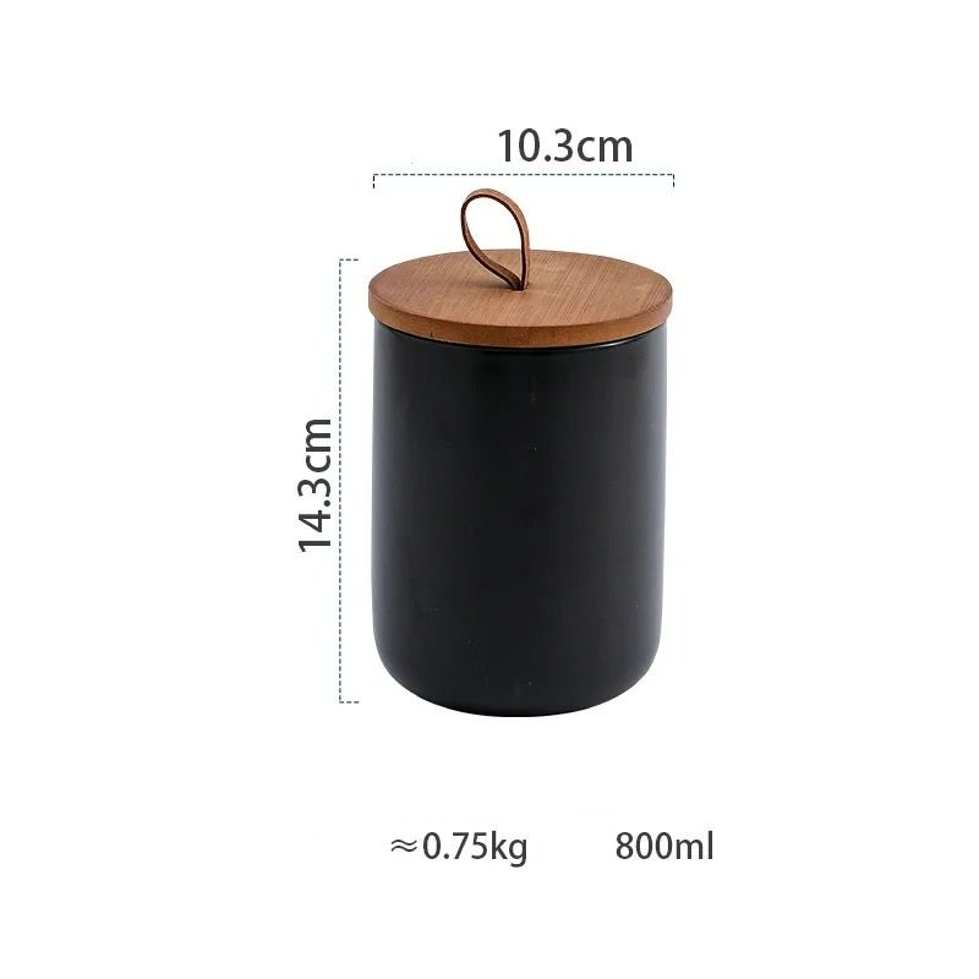 Nordic Ceramic Storage Jar And Matte Sealed Tea Container 8