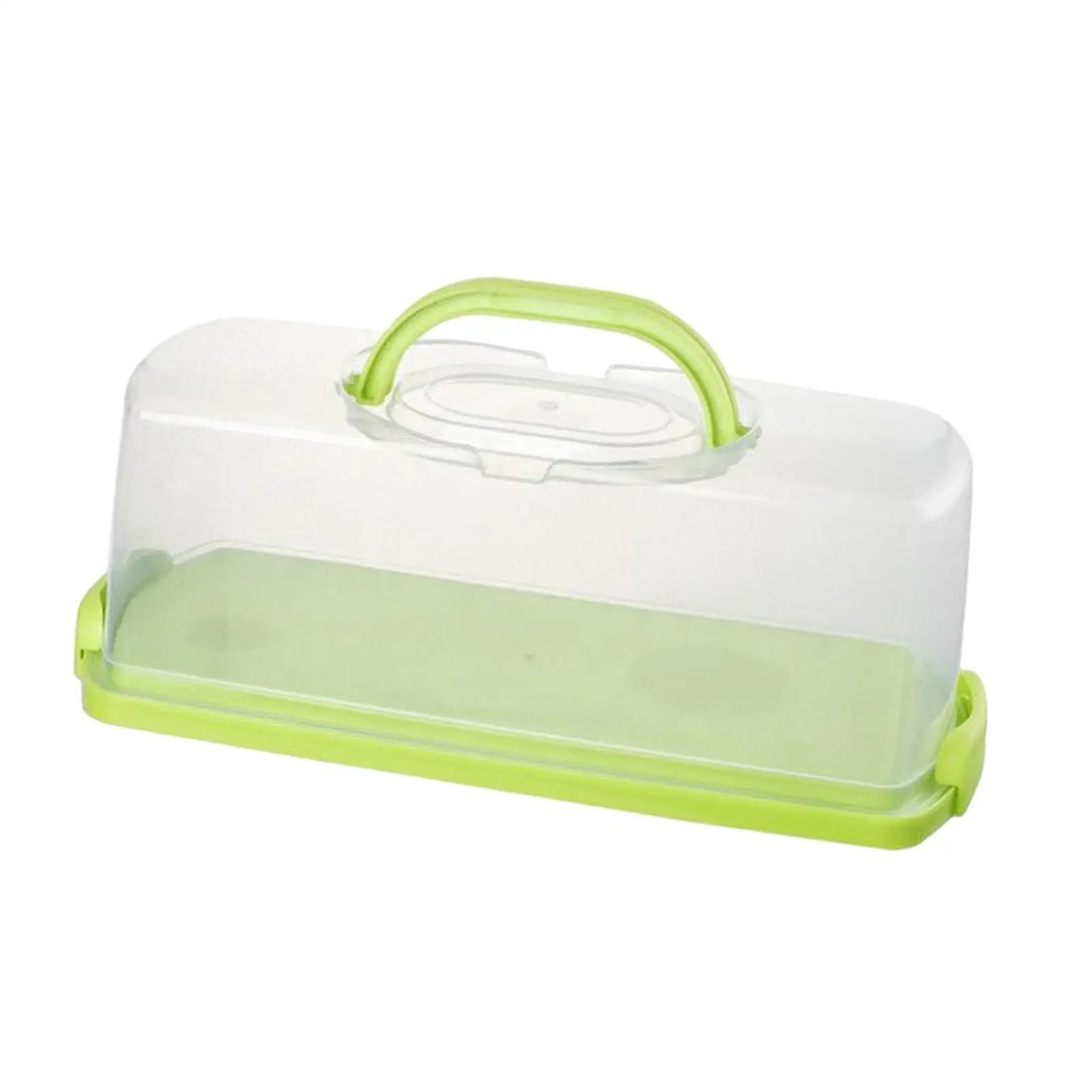 Portable Plastic Cake Box And Pastry Carrier With Foldable Handle 13