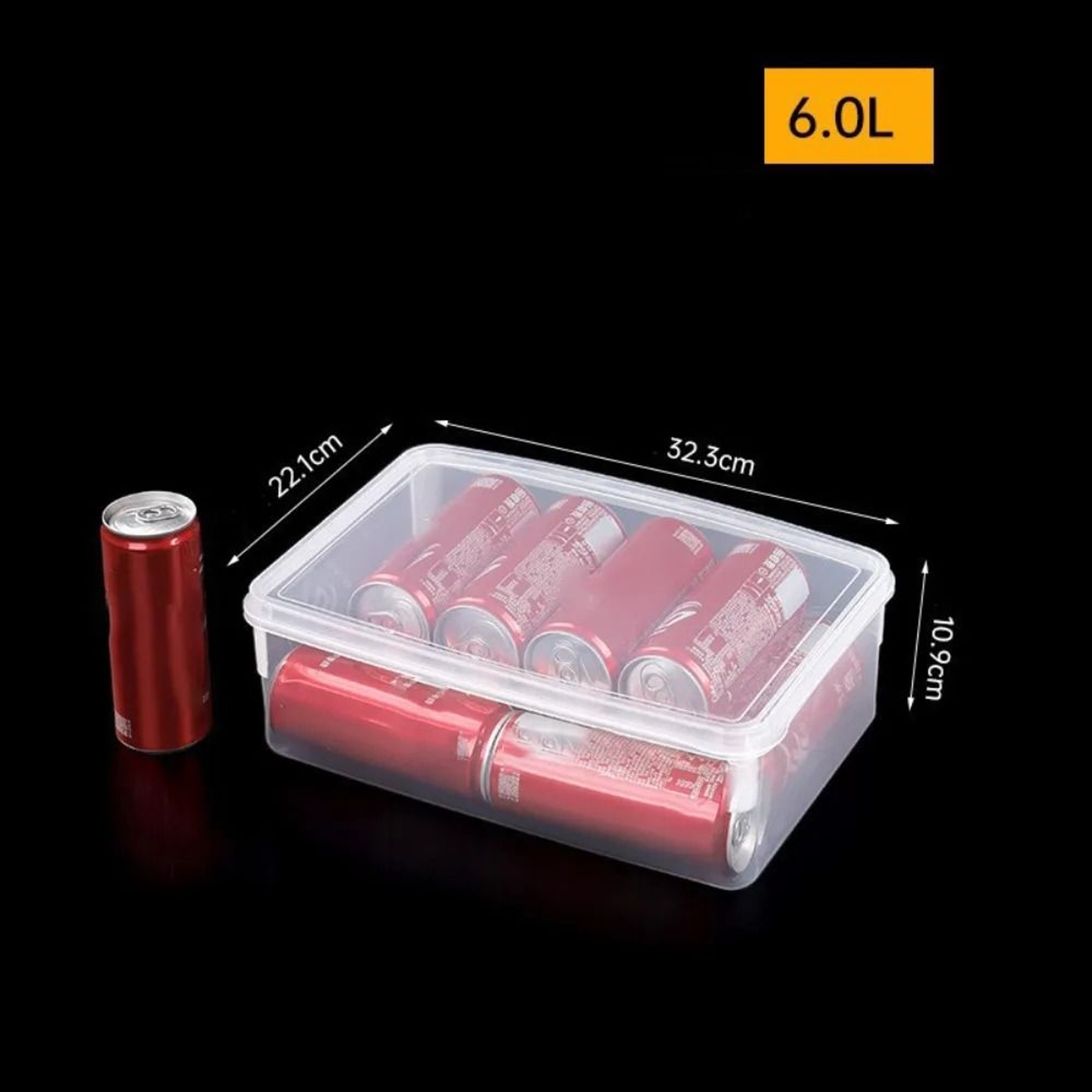 Durable Transparent Airtight Storage Box  Rectangular Food Preservation Case 11