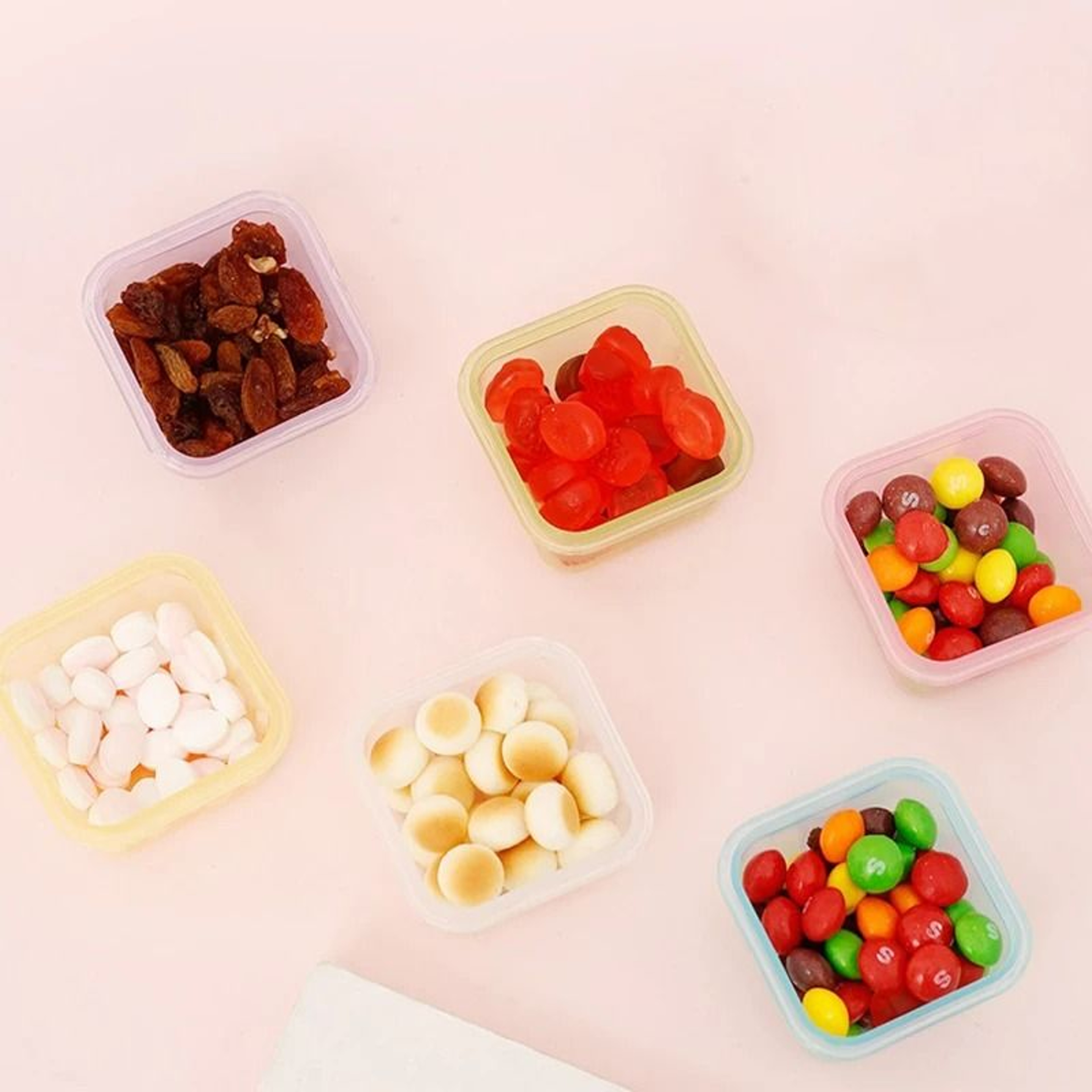 6Piece Small Food Storage Container Set  MoistureProof Mini Kitchen Box 5