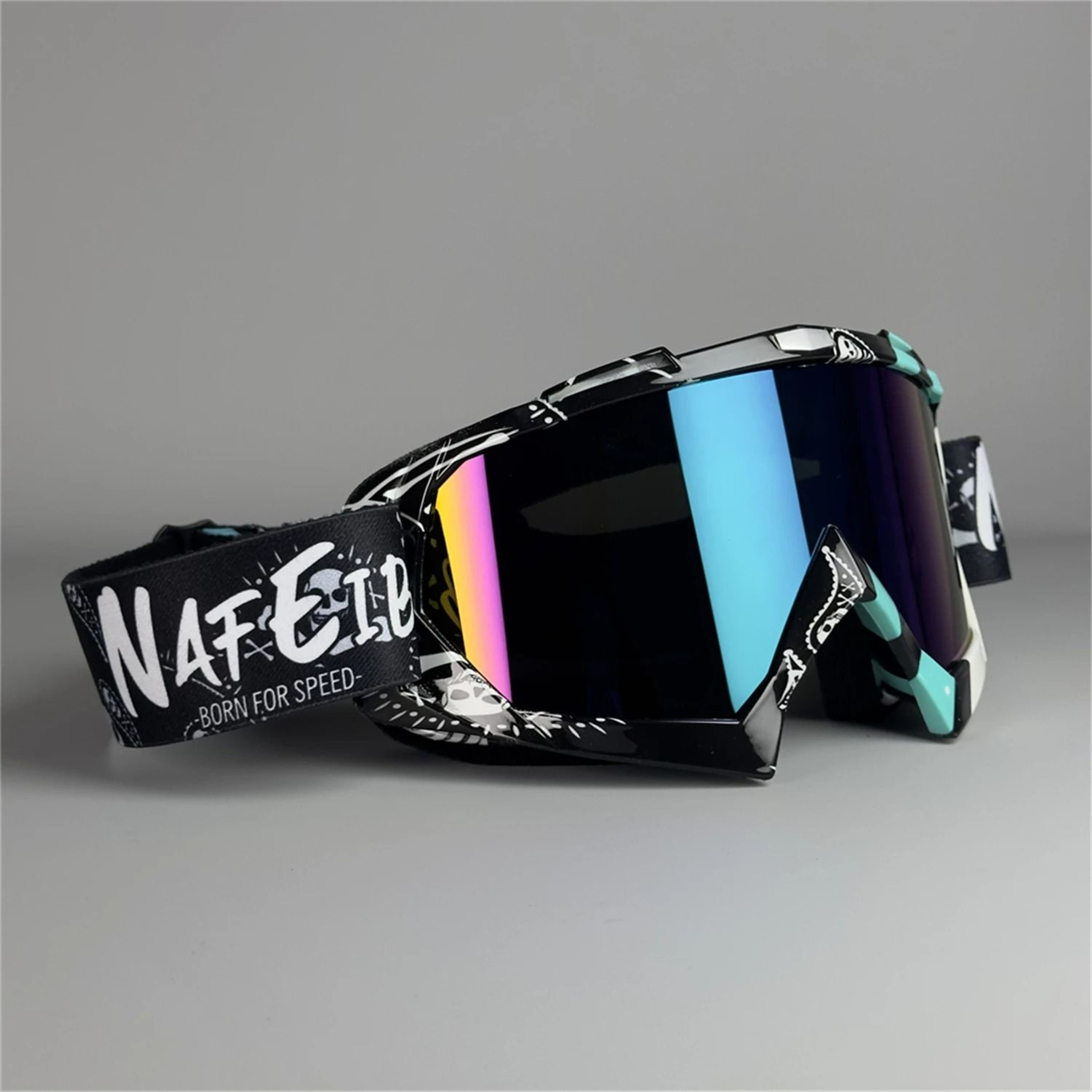 Windproof Purple Motocross Goggles  UV400 Protective Riding Glasses 14