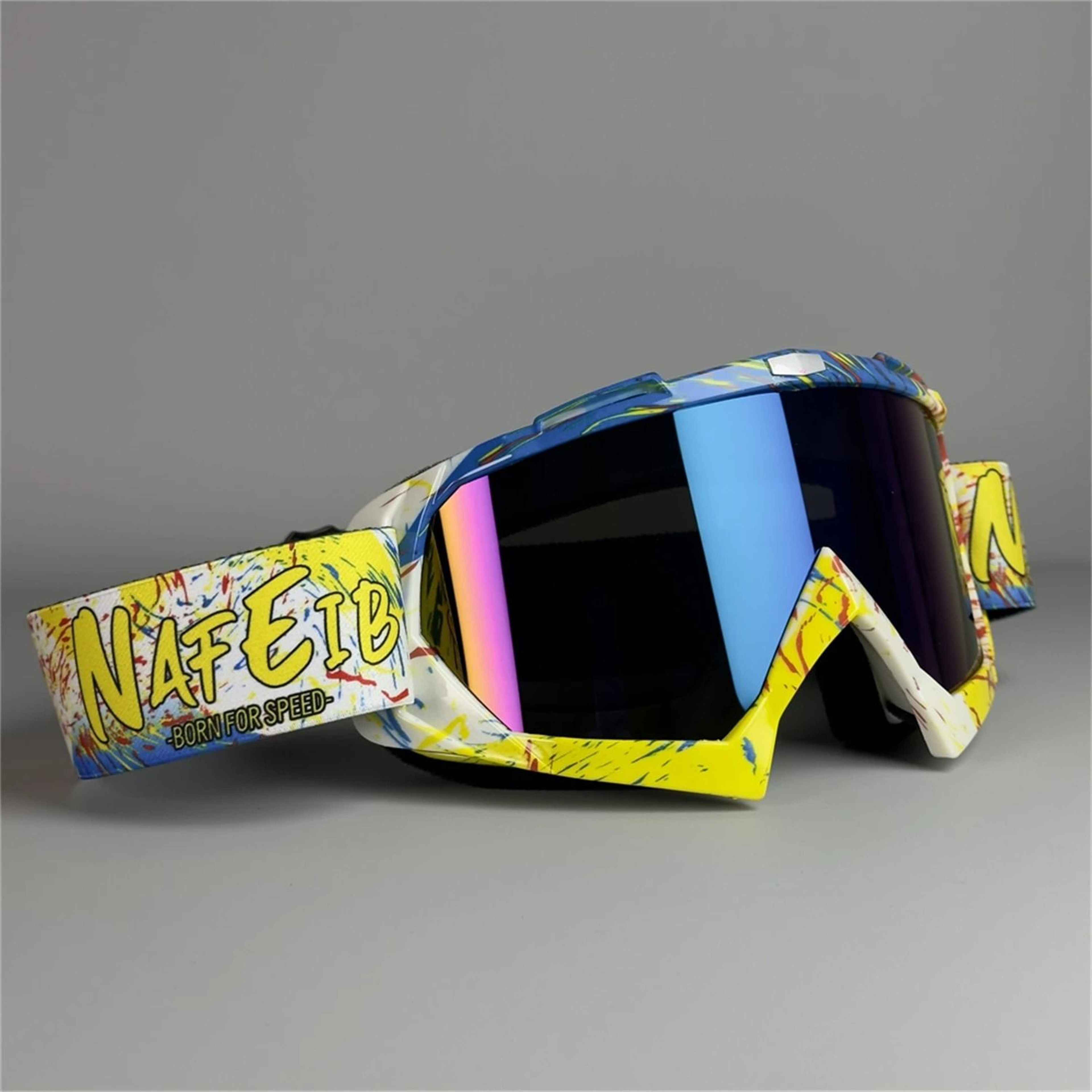 Windproof Purple Motocross Goggles  UV400 Protective Riding Glasses 17