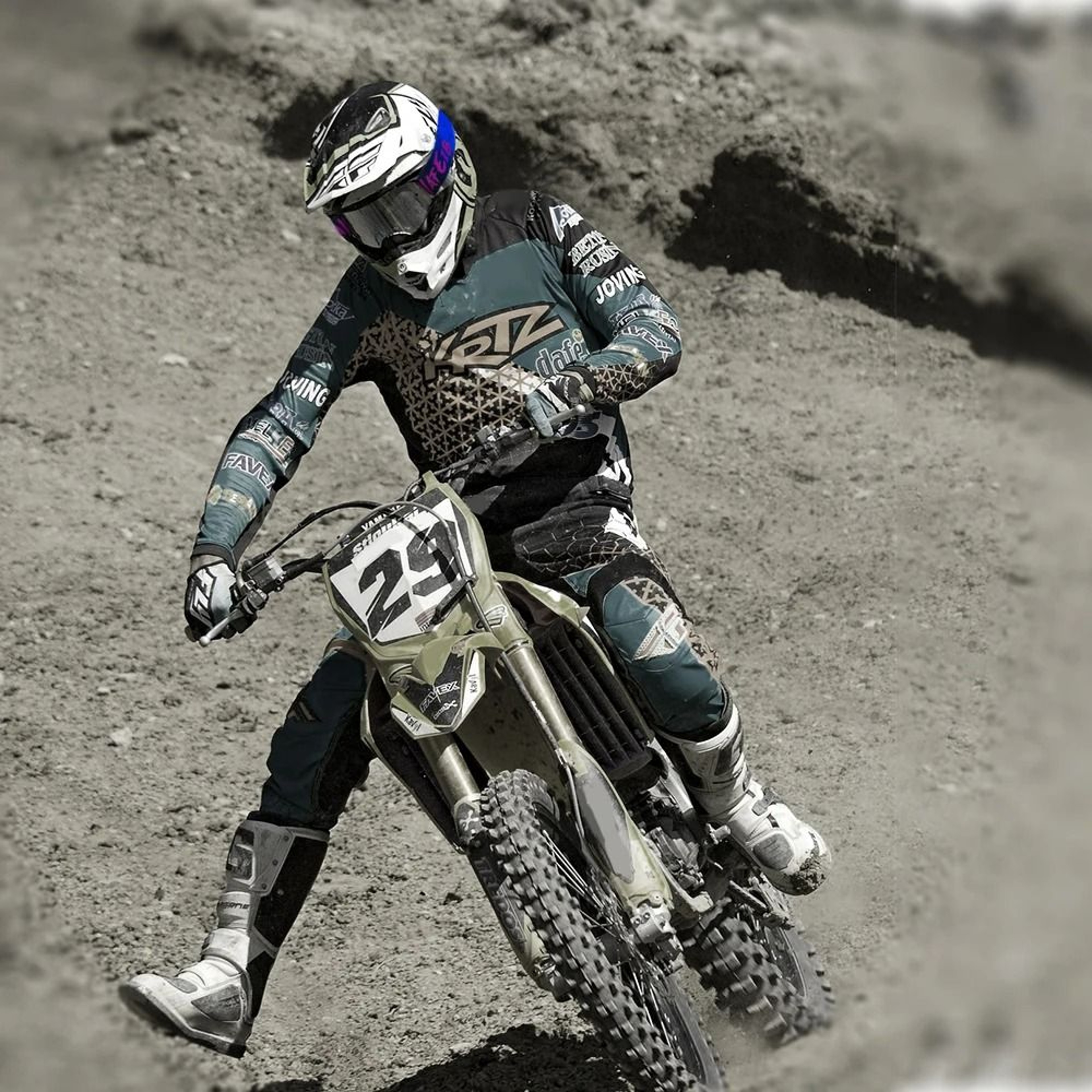 Windproof Purple Motocross Goggles  UV400 Protective Riding Glasses 6