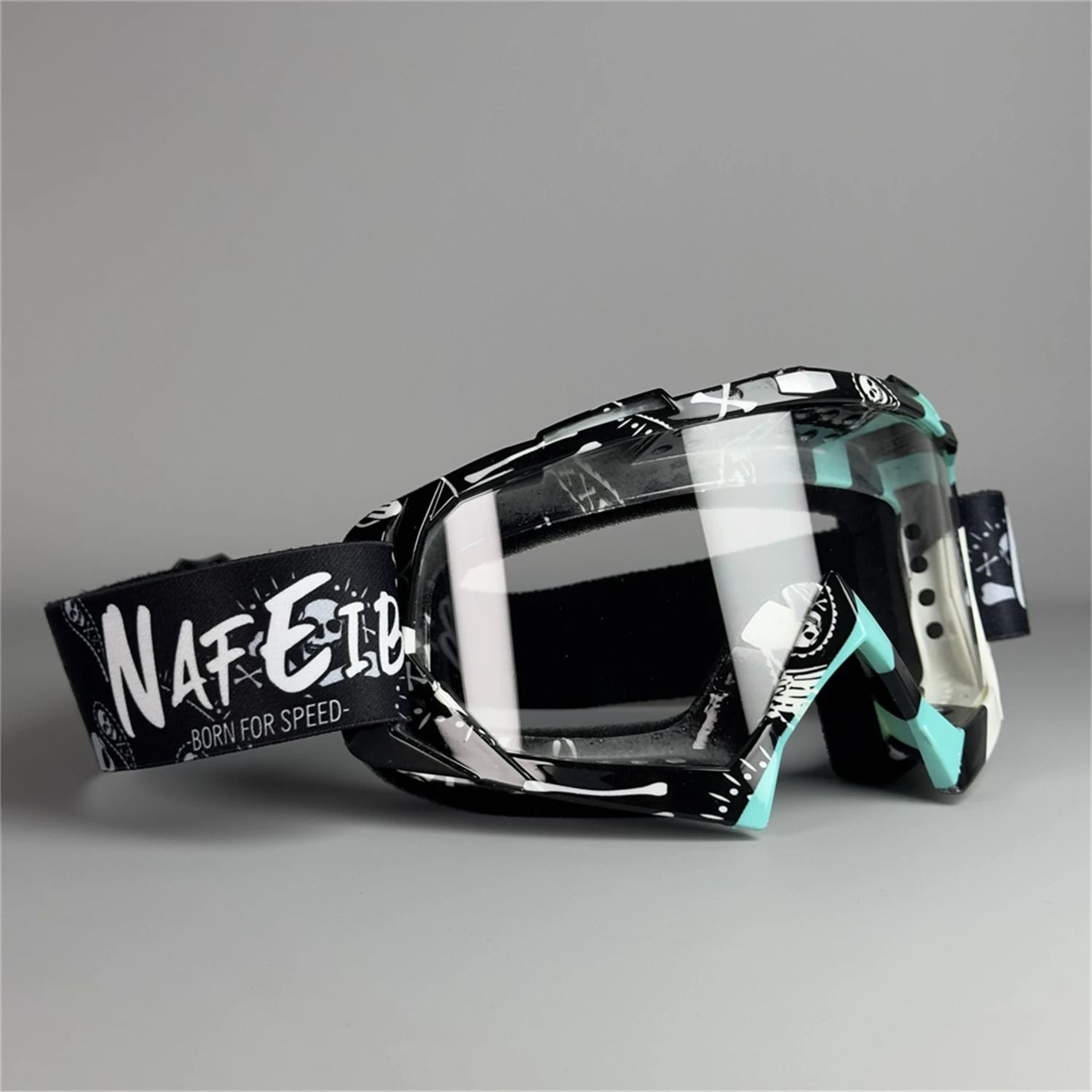 Windproof Purple Motocross Goggles  UV400 Protective Riding Glasses 7