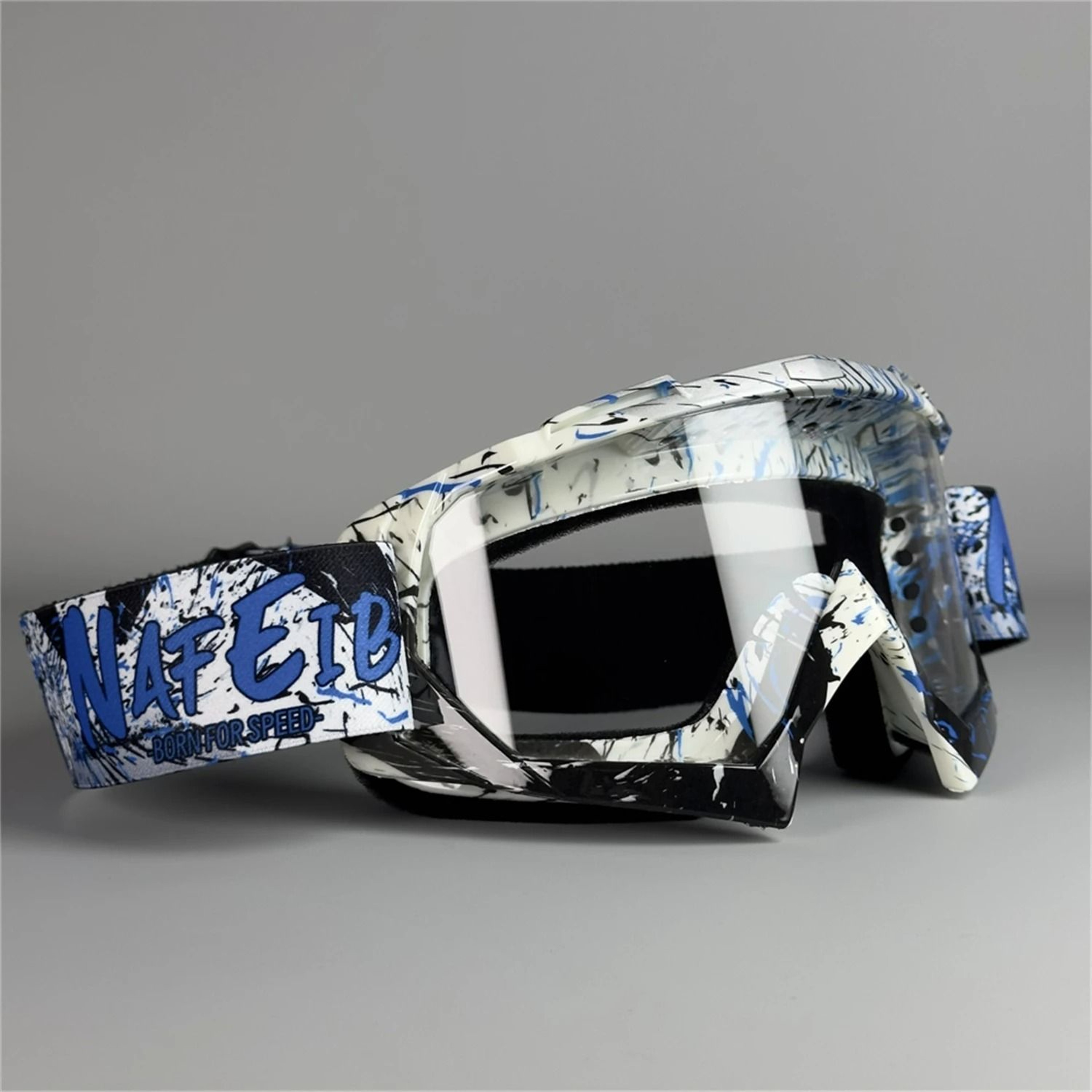 Windproof Purple Motocross Goggles  UV400 Protective Riding Glasses 8