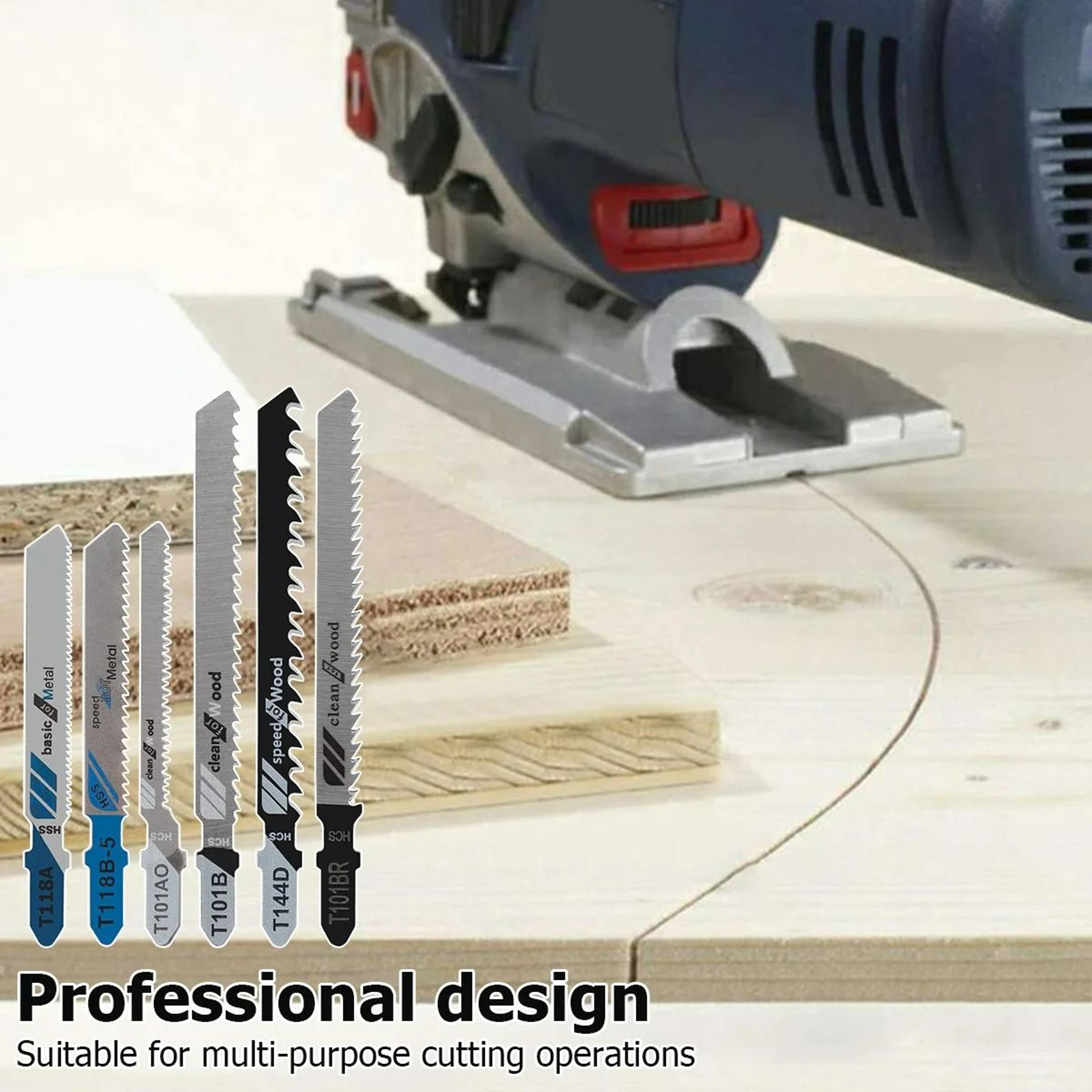TShank Jigsaw Blade Set For Wood And Thin Metal Cutting 2