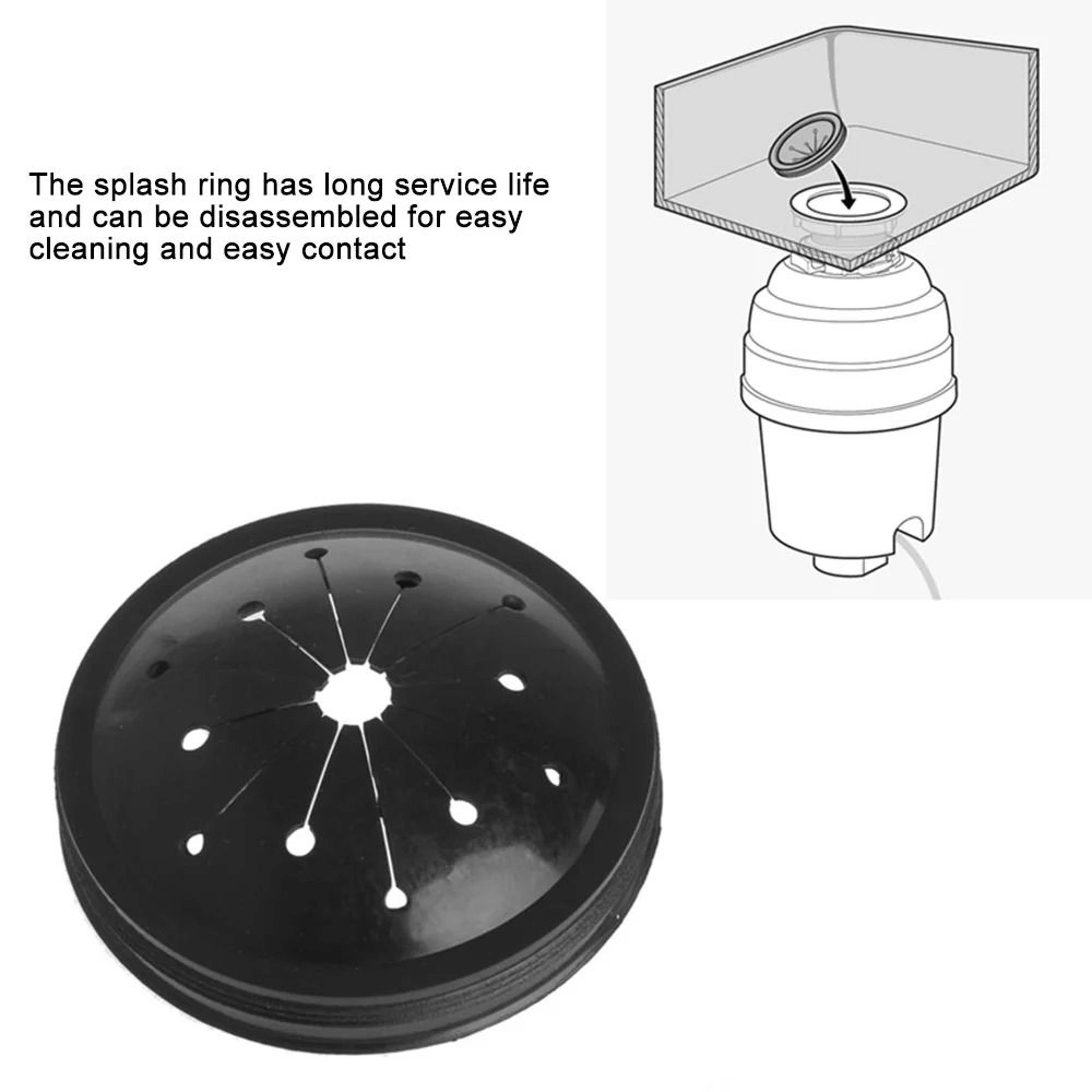3Inch Kitchen Sink Stopper  Garbage Disposal SplashProof Cover Kit 1