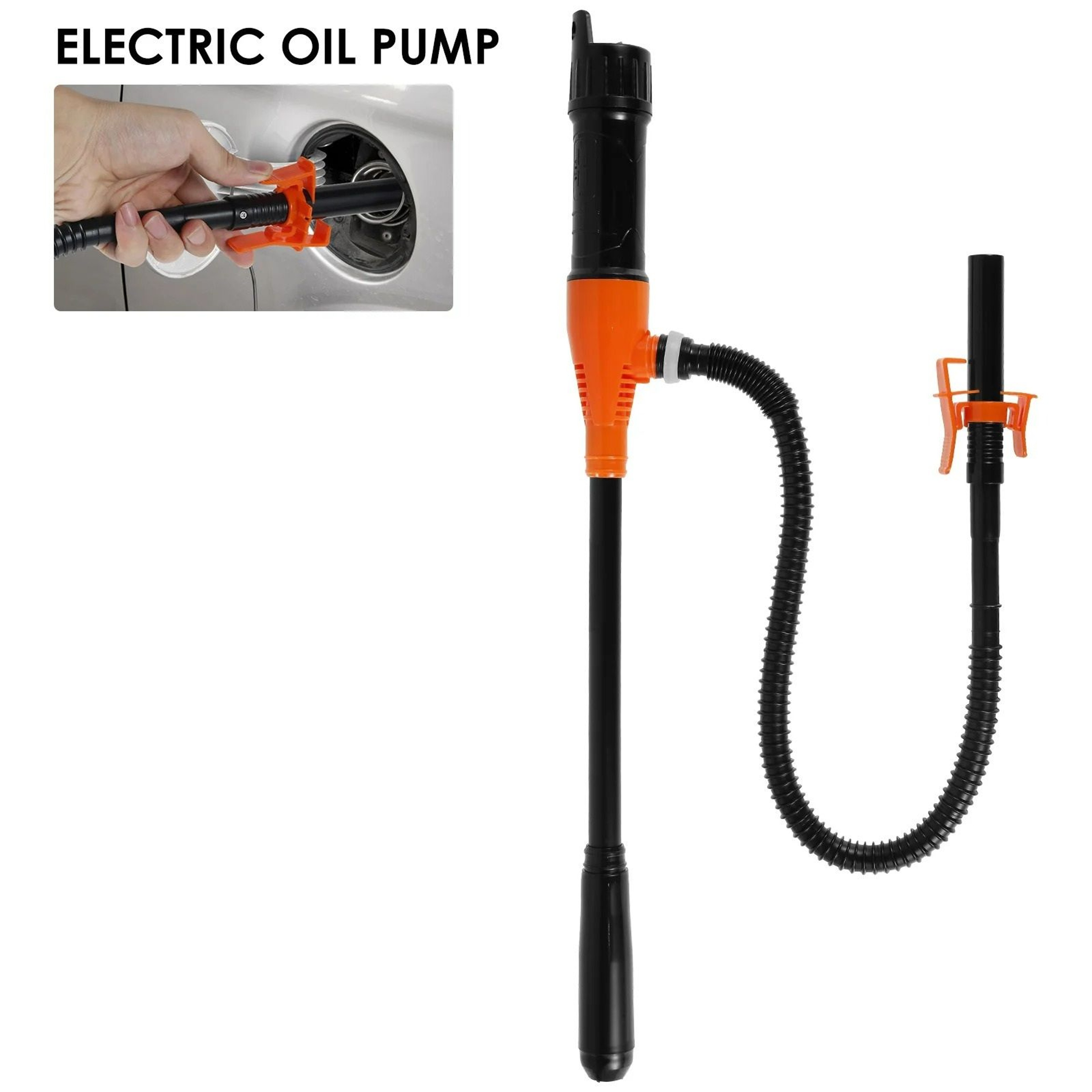 BatteryOperated Portable Transfer Pump  22 GPM Efficient Electric Siphon Pump For Diesel And Fuel 0