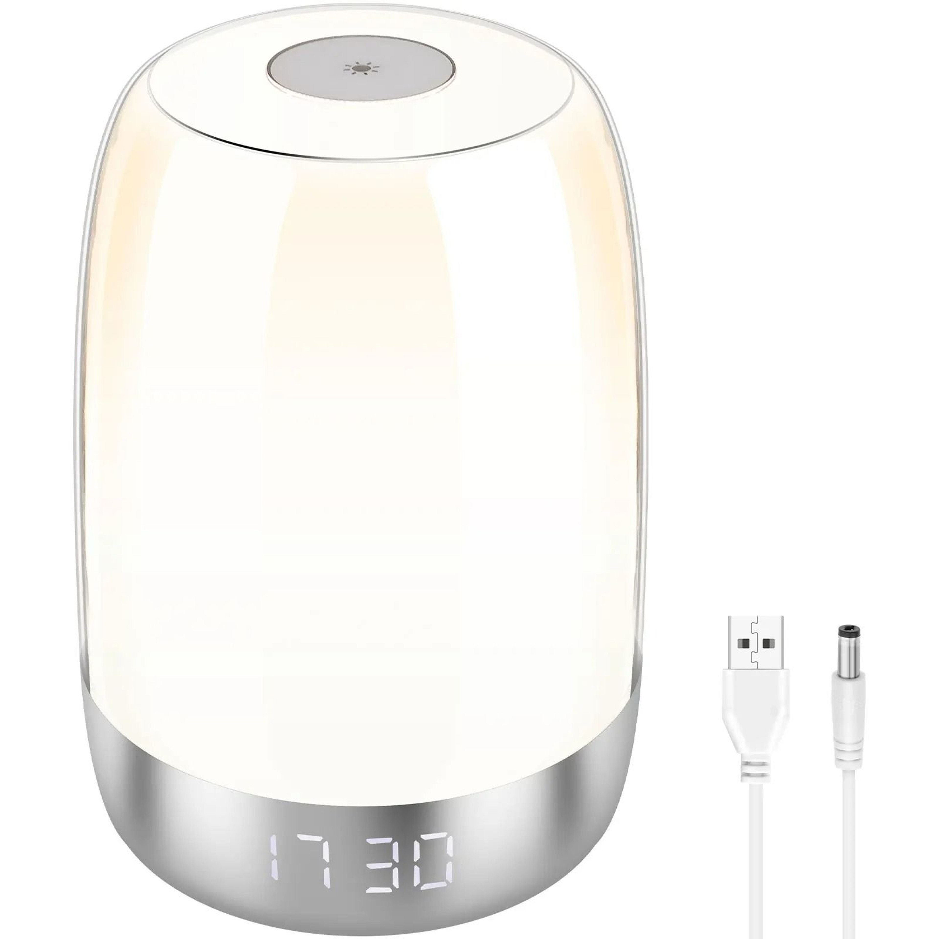Sunrise Alarm Clock Light  Adjustable WakeUp Night Light And Dimmable Sun Lamp 7