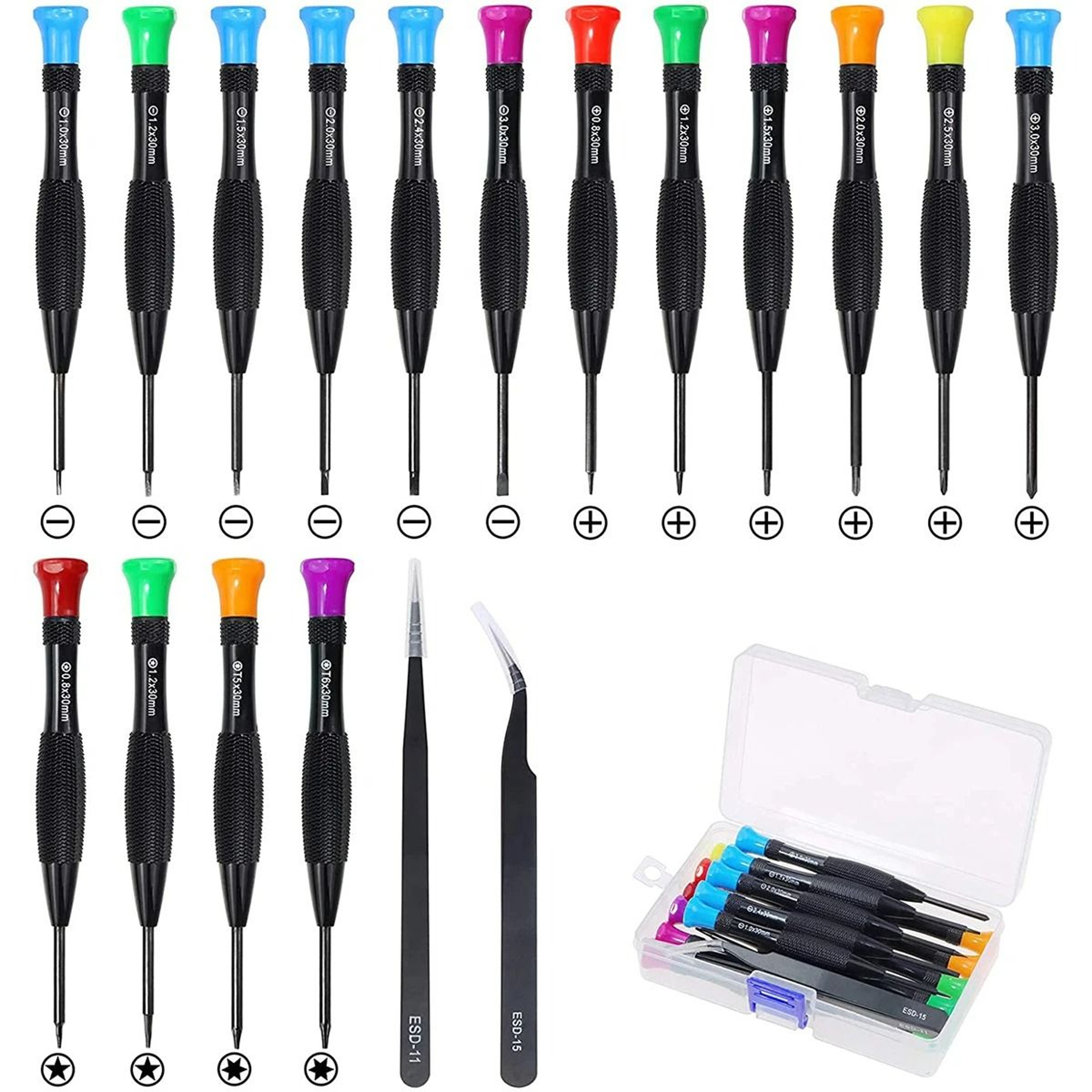 Magnetic Precision Screwdriver Set  Mini MultiFunction Hand Tool Kit For Watch Eyeglasses And Phone 0