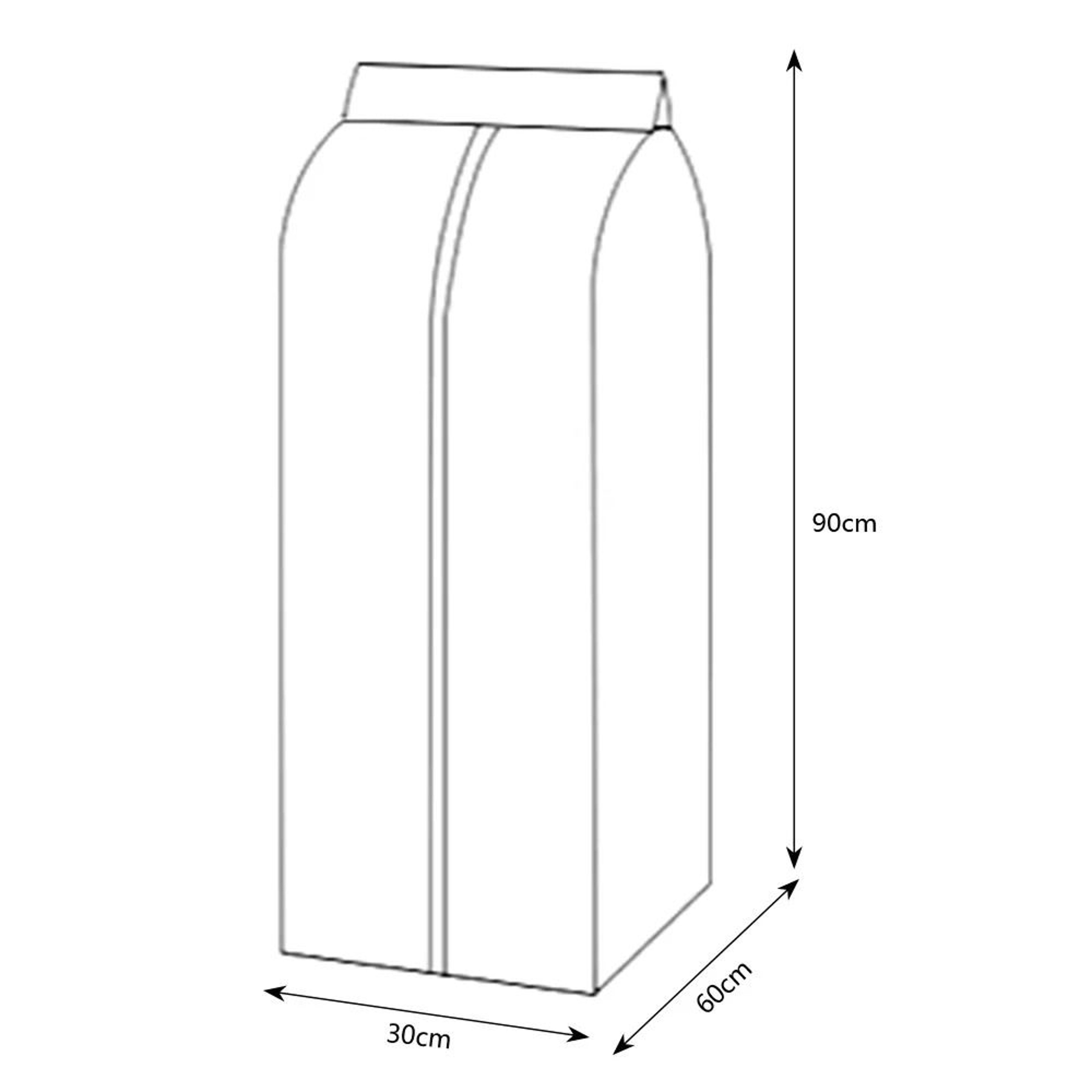 Hanging Clothes Dust Cover  Wardrobe Storage Organizer For Dress Garment Suit And Coat Protection 4