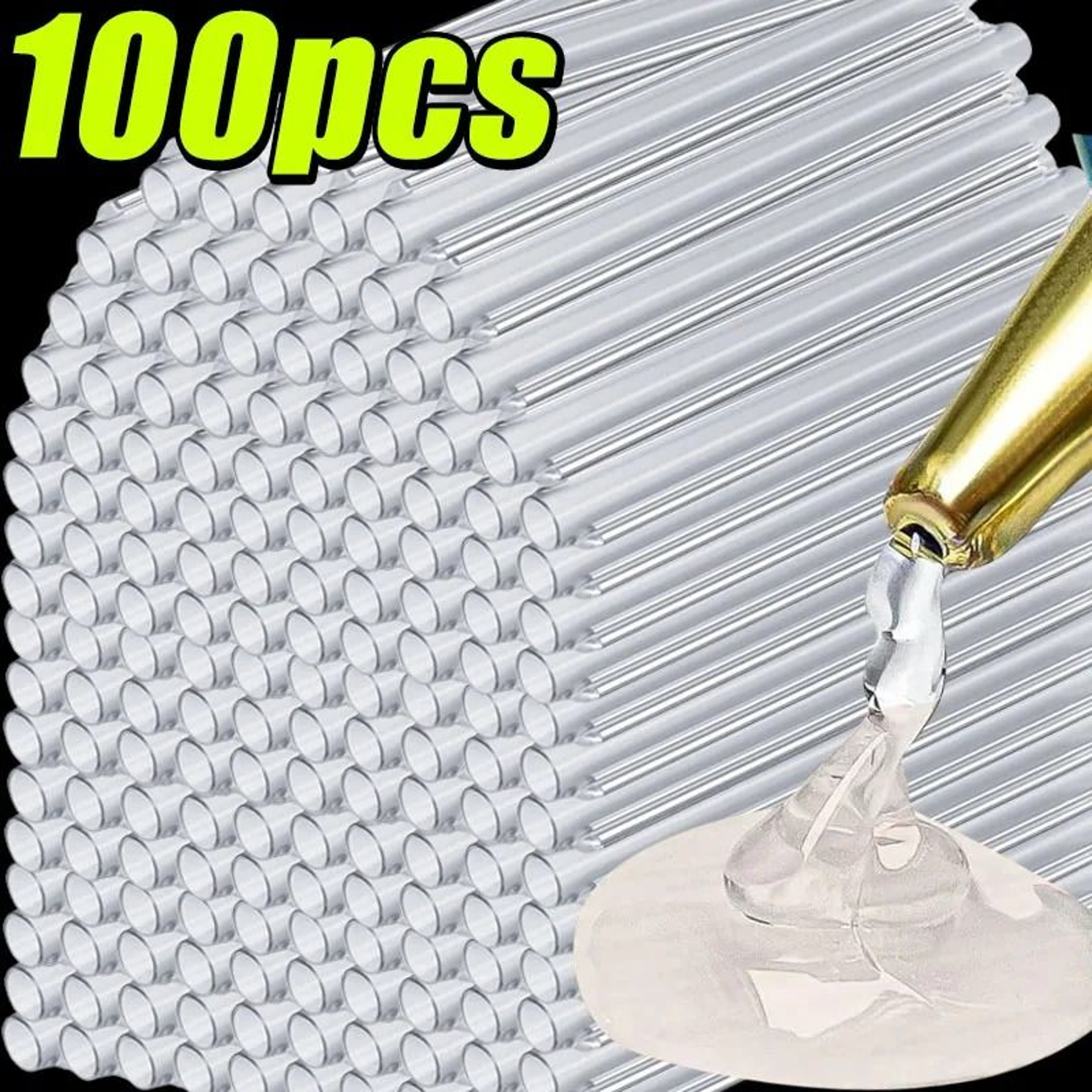 100Pack Clear Hot Glue Sticks  Strong Adhesive Melt Rods For DIY Crafts Repairs And Electric Glue G 0