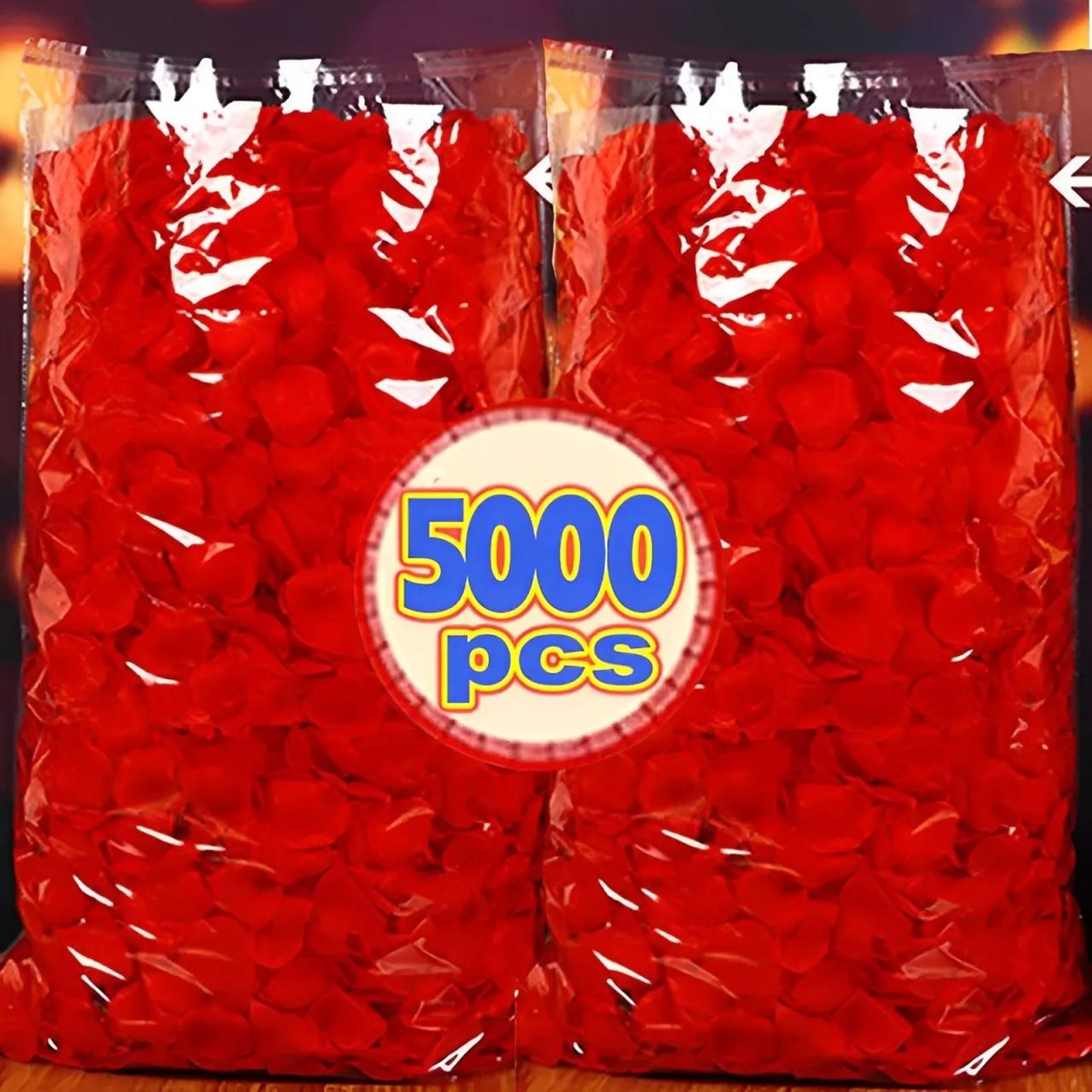 5000Piece Artificial Silk Rose Petals Set  Multicolor Romantic Floral Decoration For Valentines Day 1