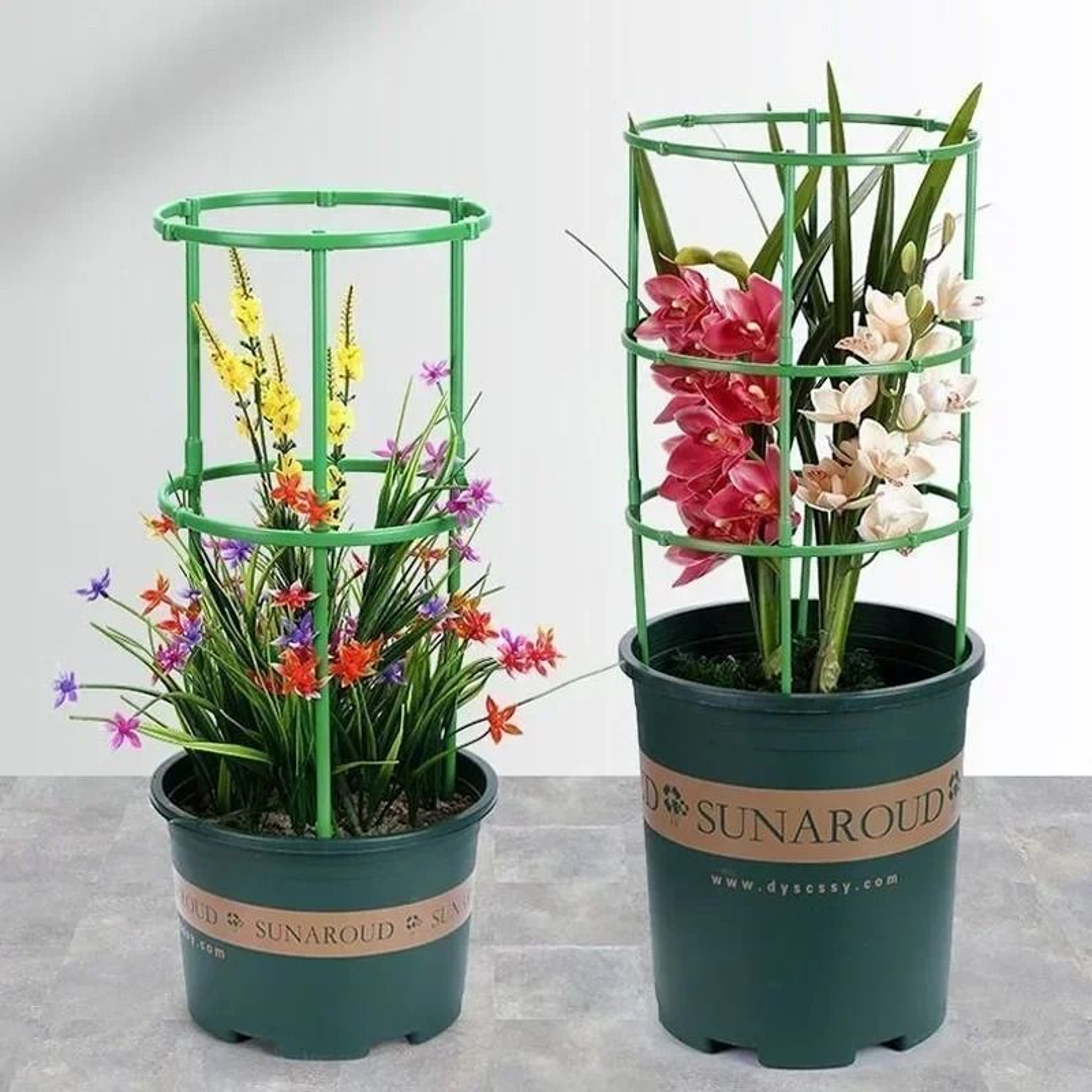 Stackable Semicircle Indoor Plant Support Trellis 3