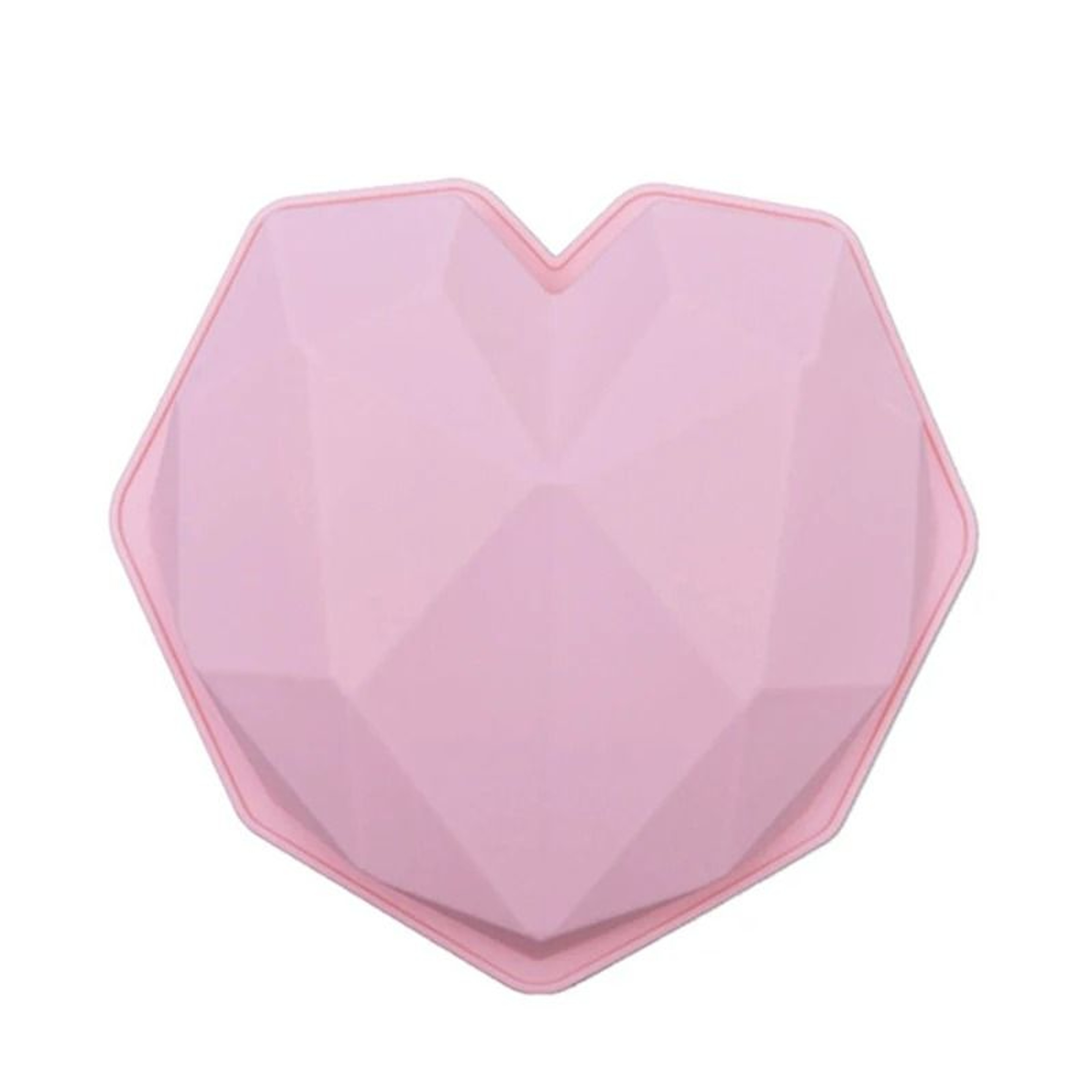 3D Diamond Heart Silicone Baking  Craft Mold 9