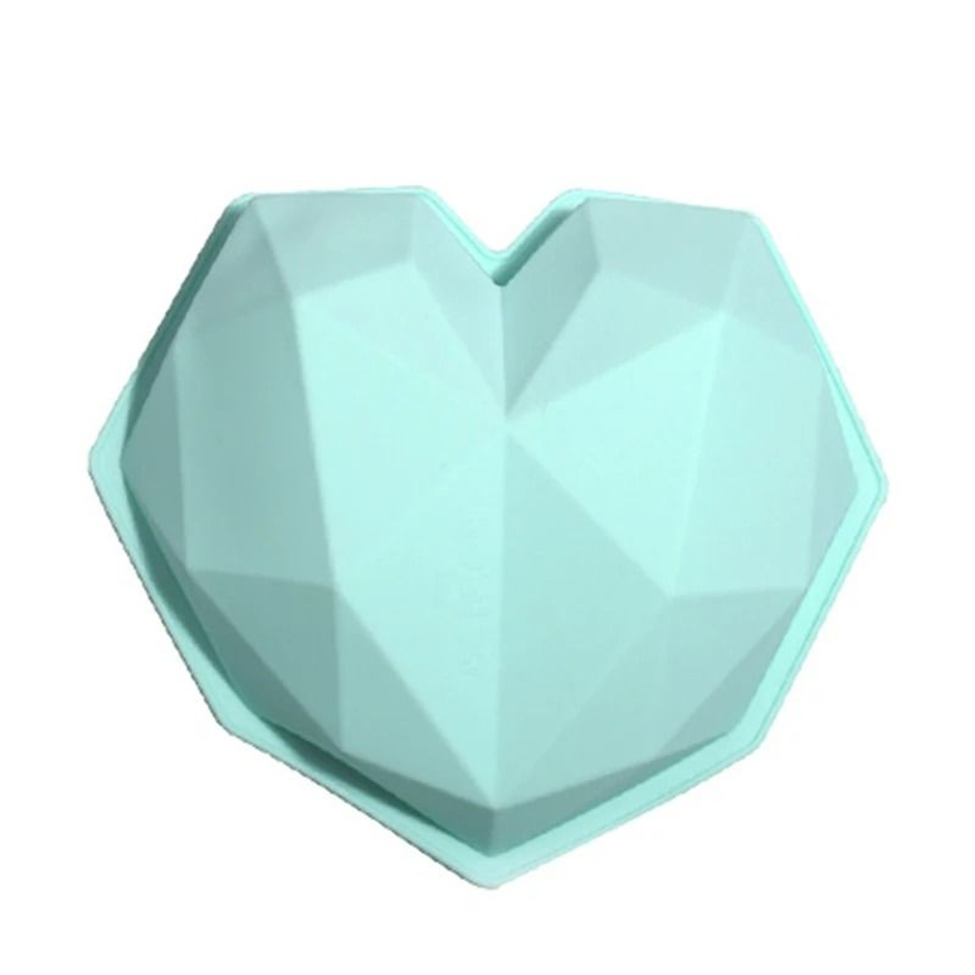 3D Diamond Heart Silicone Baking  Craft Mold 8