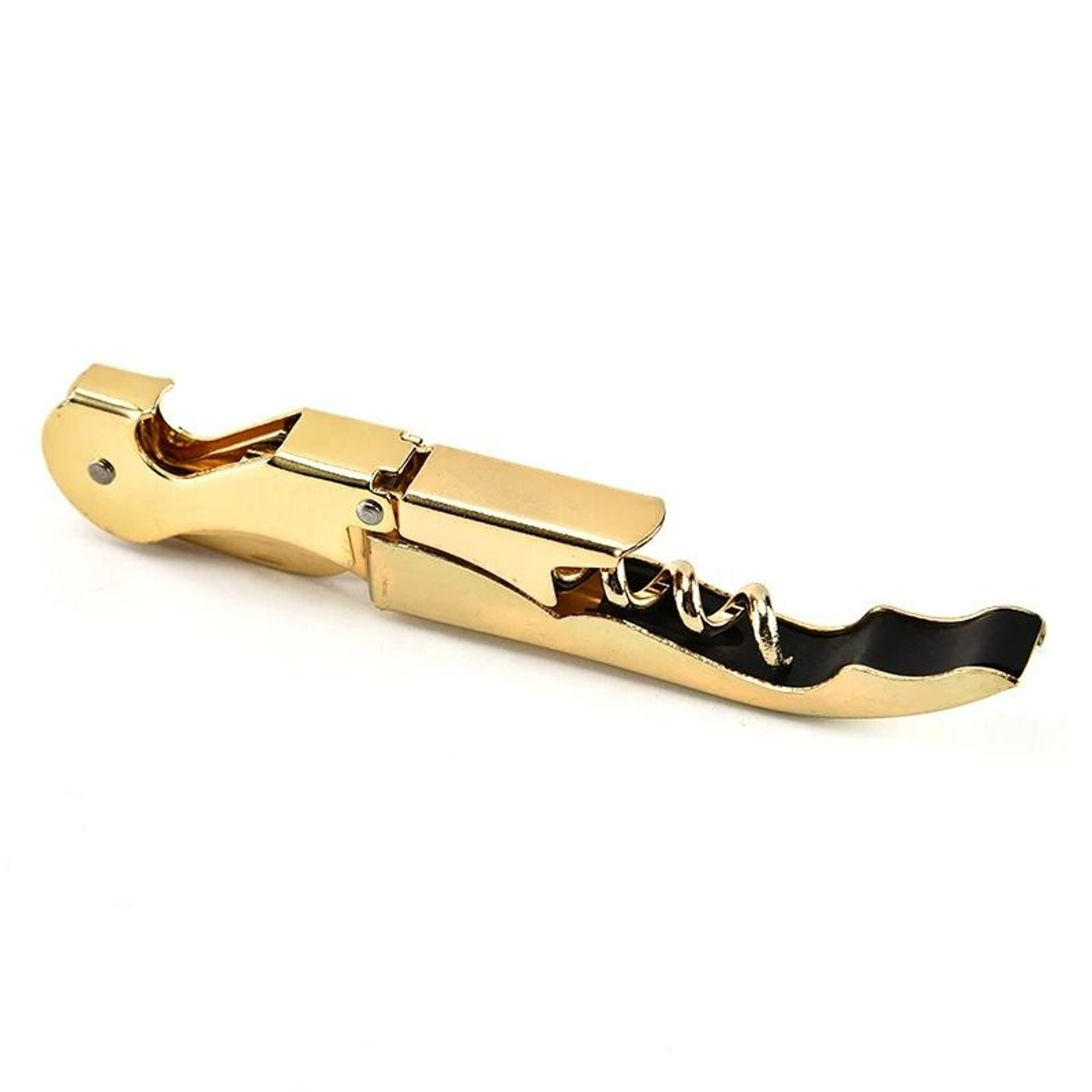 Premium GoldPlated DoubleHinge Waiters Wine Key 4