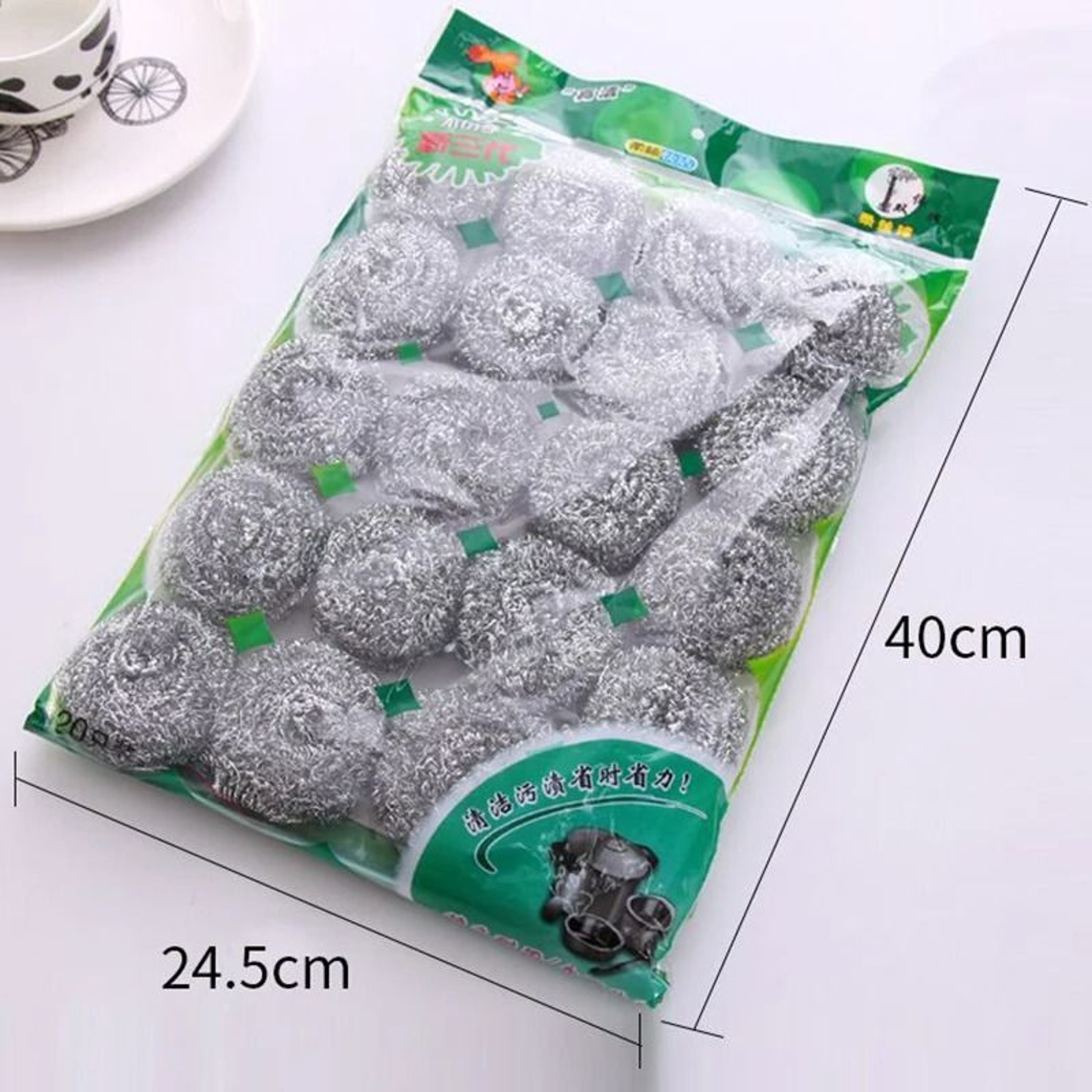 HighZinc Wire Steel Mesh Scrubbers  Wool Pads 4