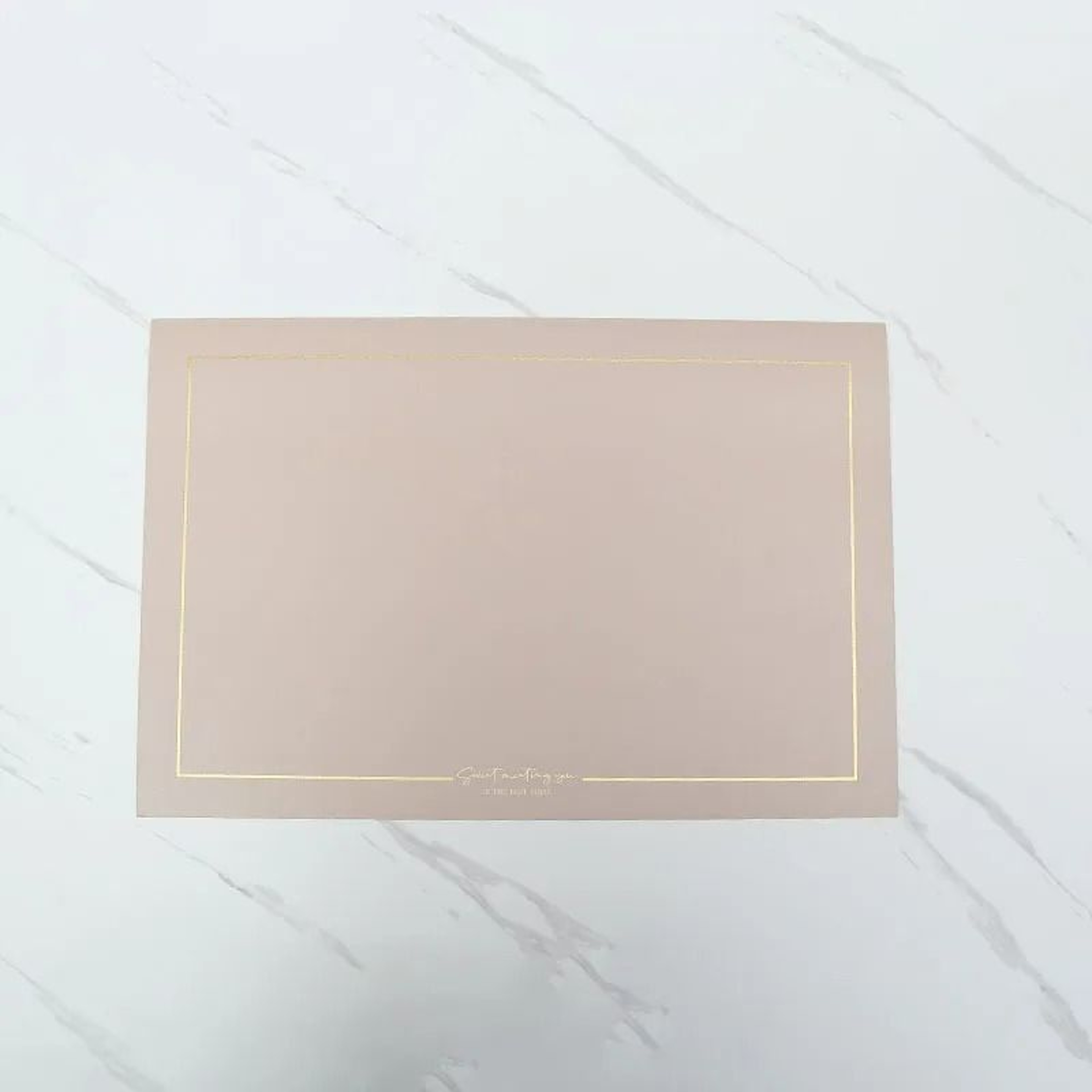 Rectangular PU Leather Waterproof Placemat  Coaster Set 15