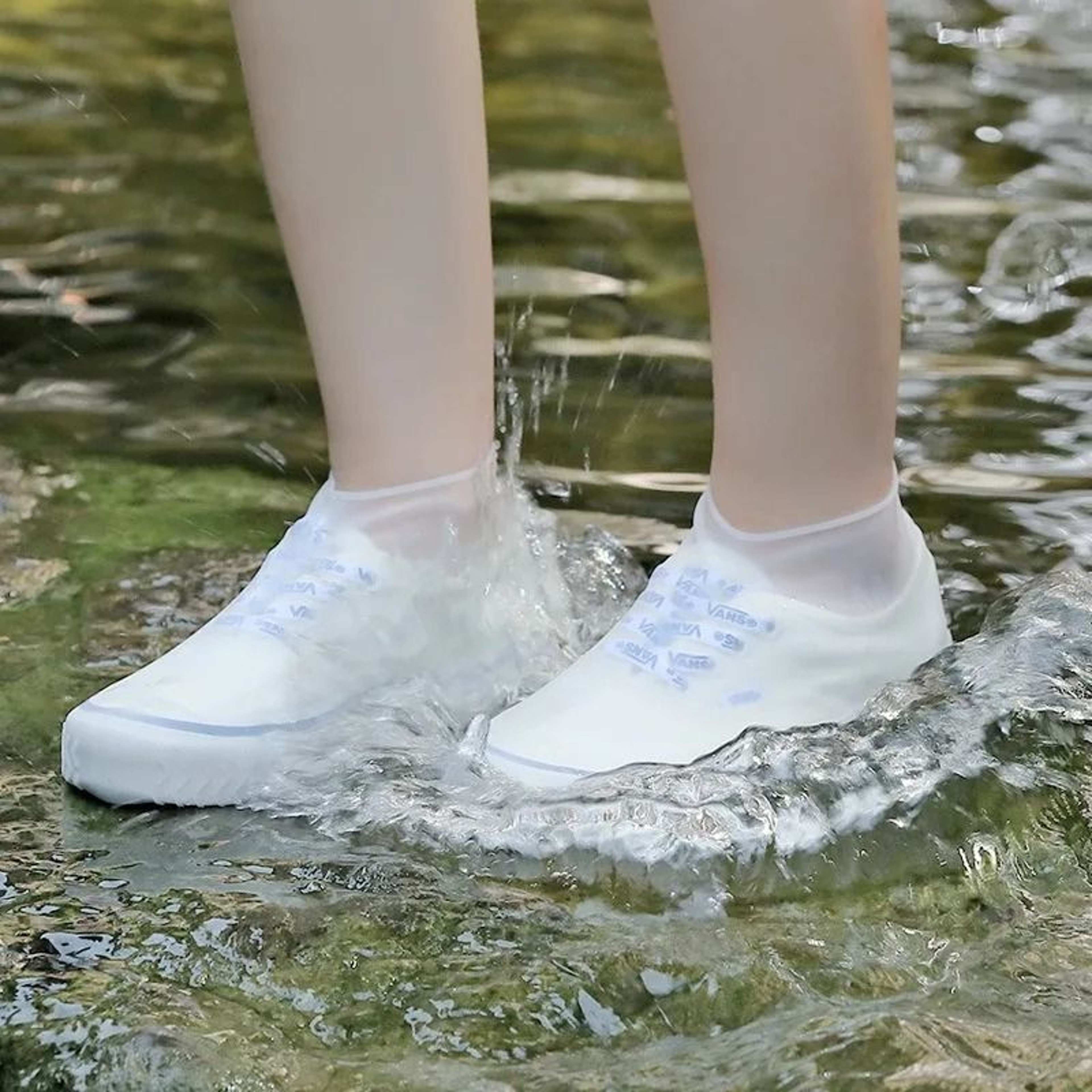 Reusable Silicone Waterproof Shoe Covers  Rain Boot Overshoes 5