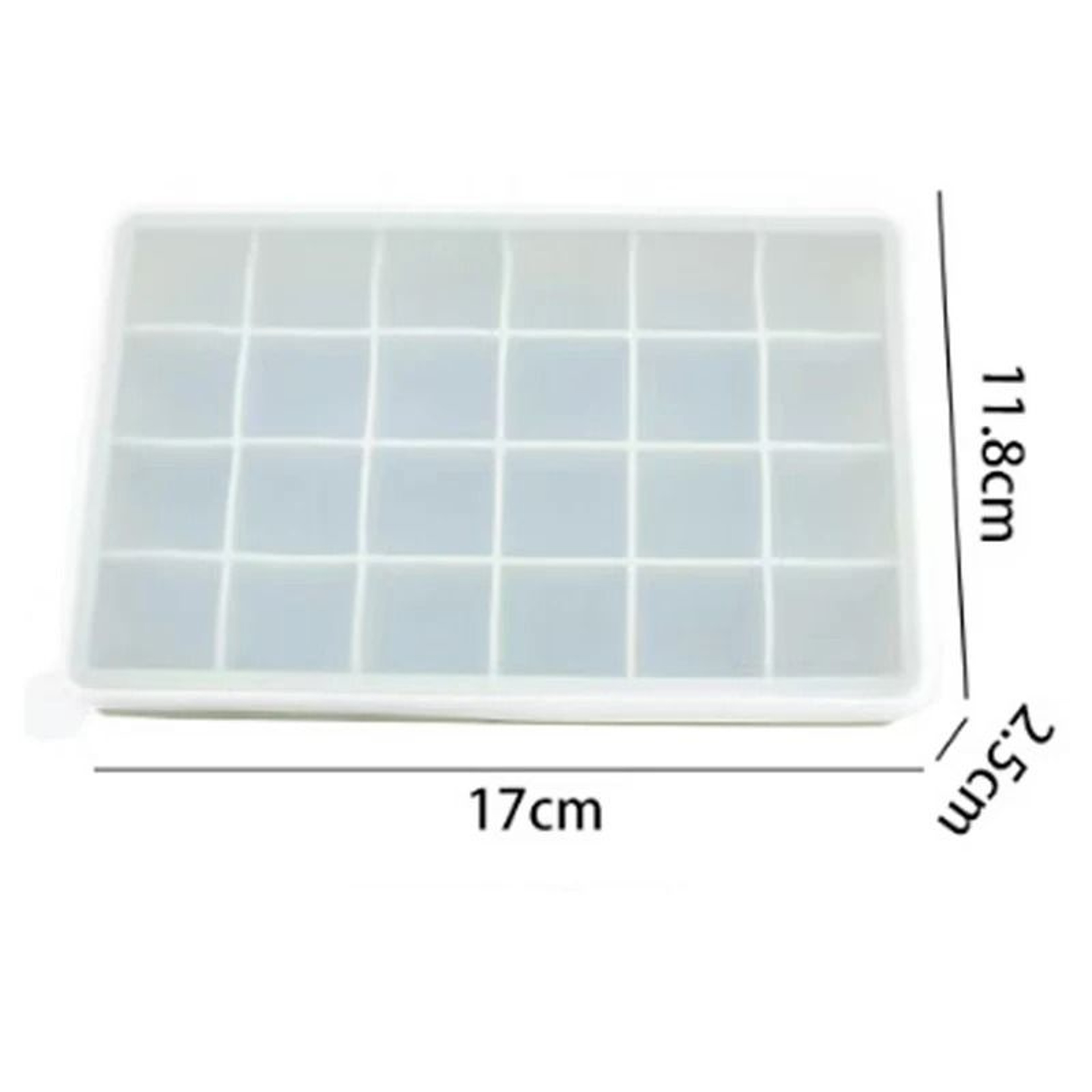24Grid Flexible Silicone Ice Cube Mold 5