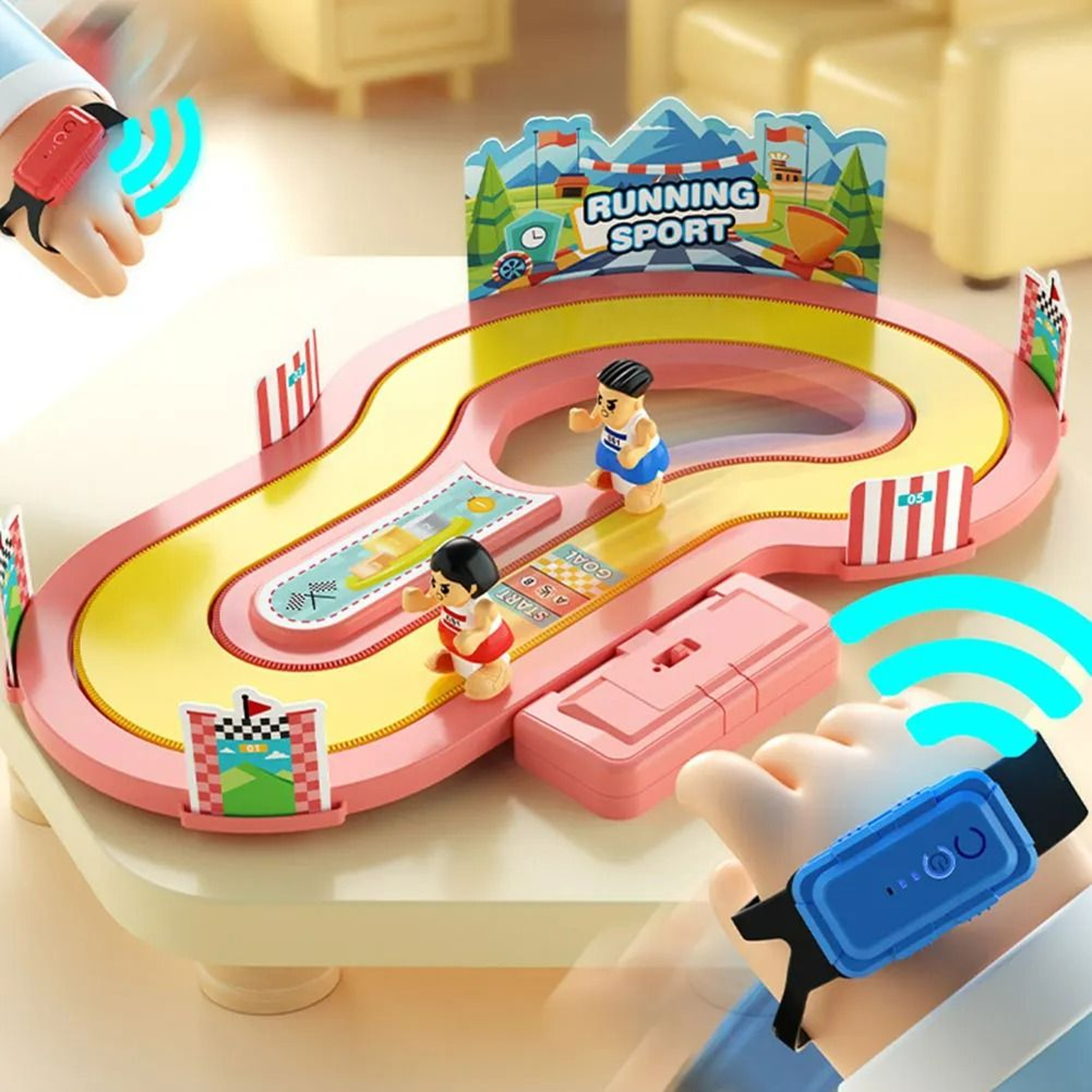 TwoPerson Wireless Body Sensing Track Motion Toy 0