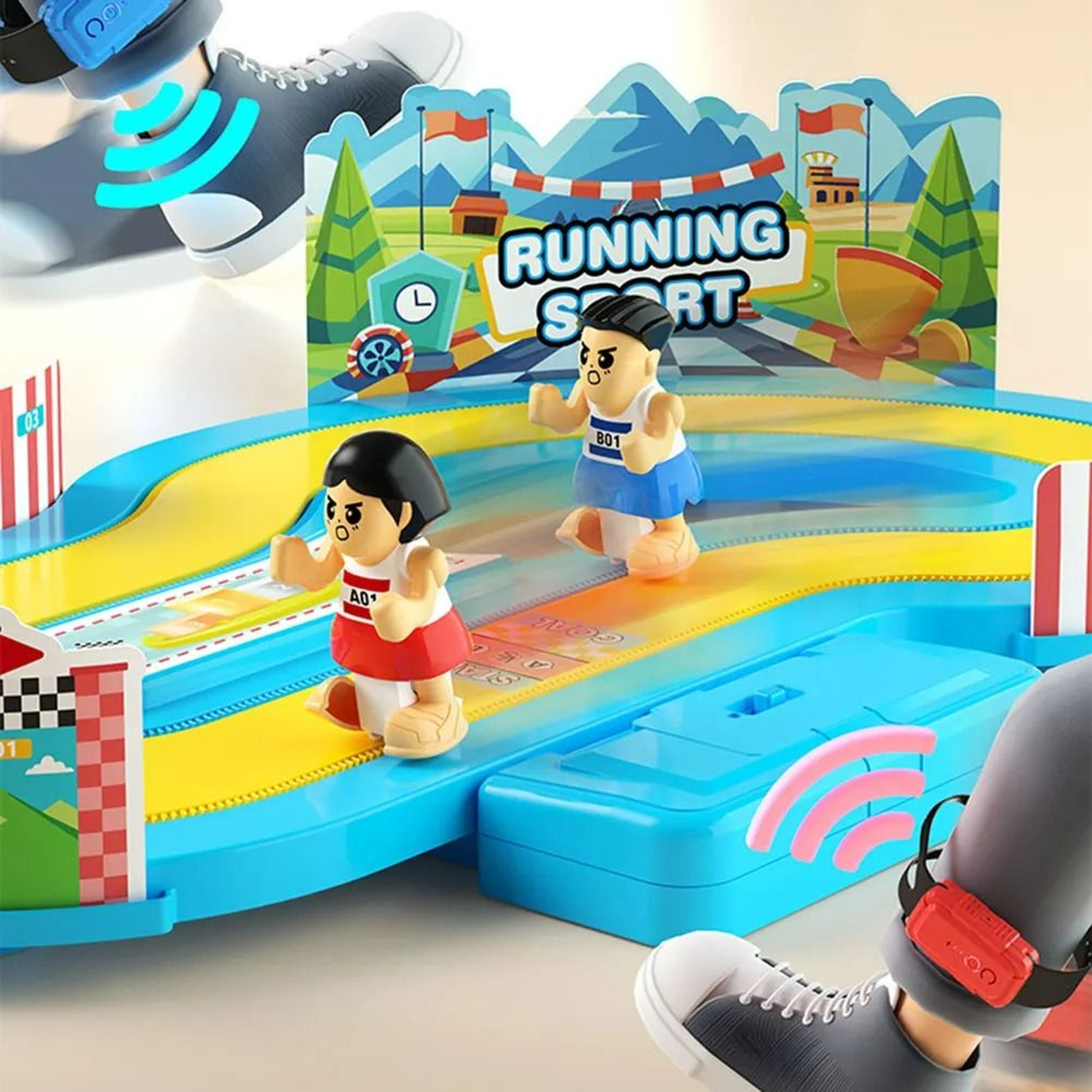 TwoPerson Wireless Body Sensing Track Motion Toy 3