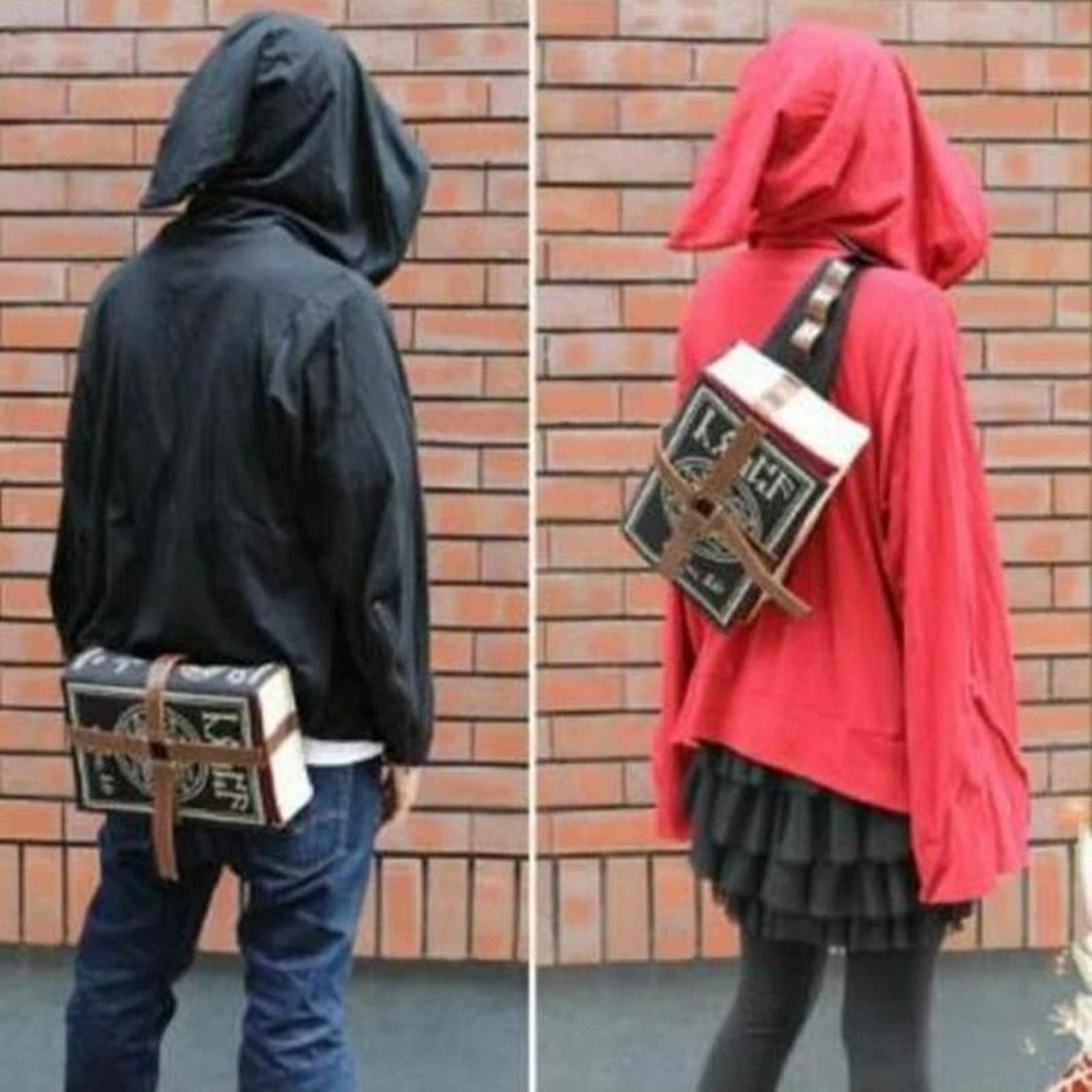 Gothic Magic Spell Book Messenger Crossbody Bag 3