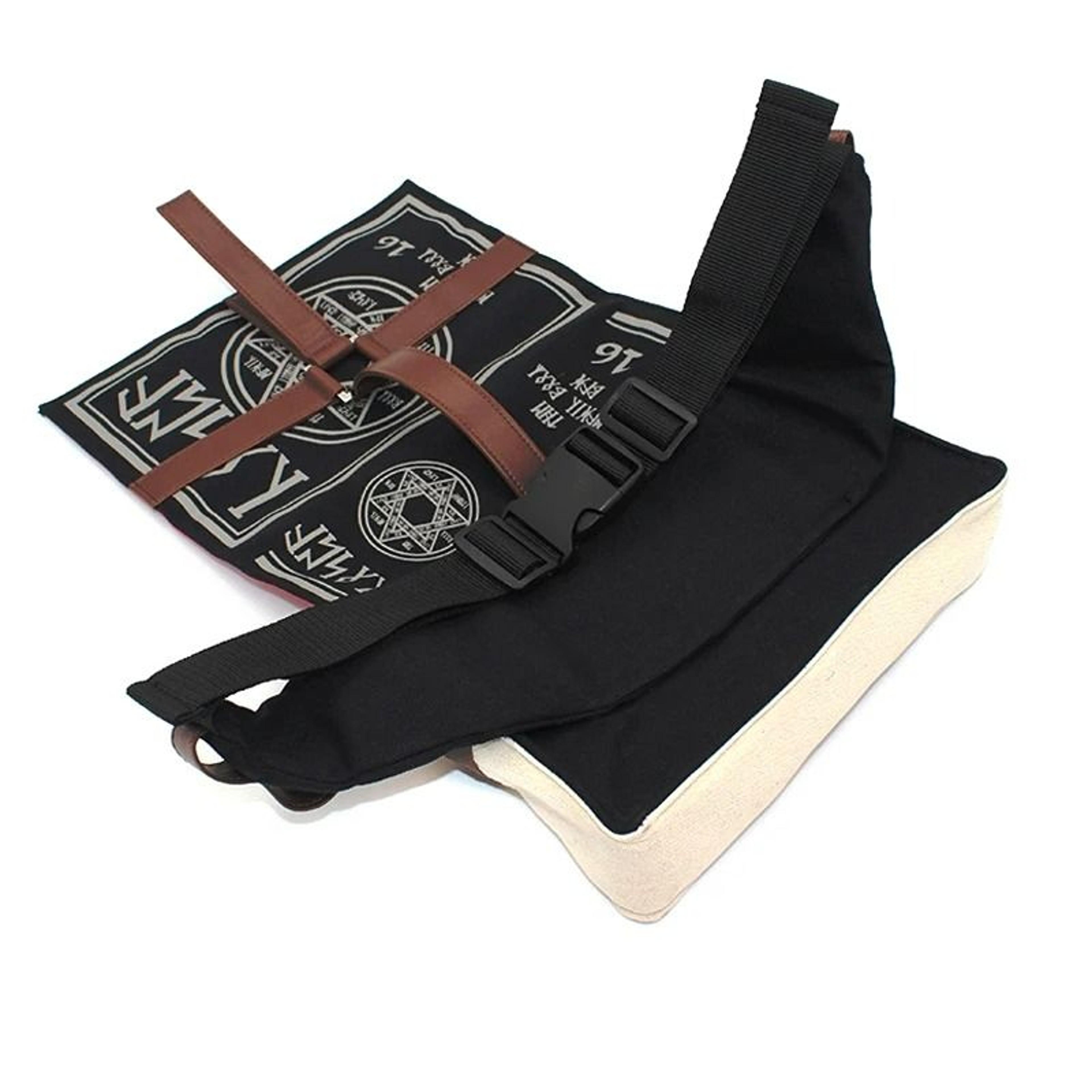 Gothic Magic Spell Book Messenger Crossbody Bag 5