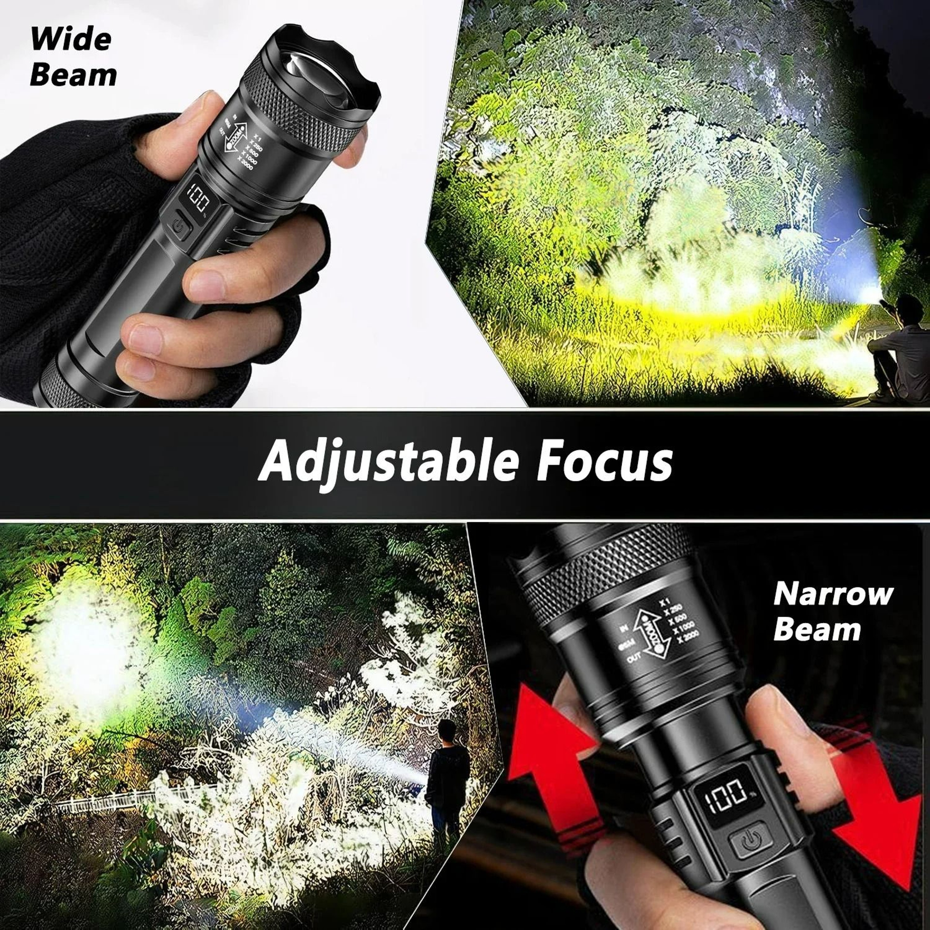 P50 UltraBright Tactical LED Flashlight 2