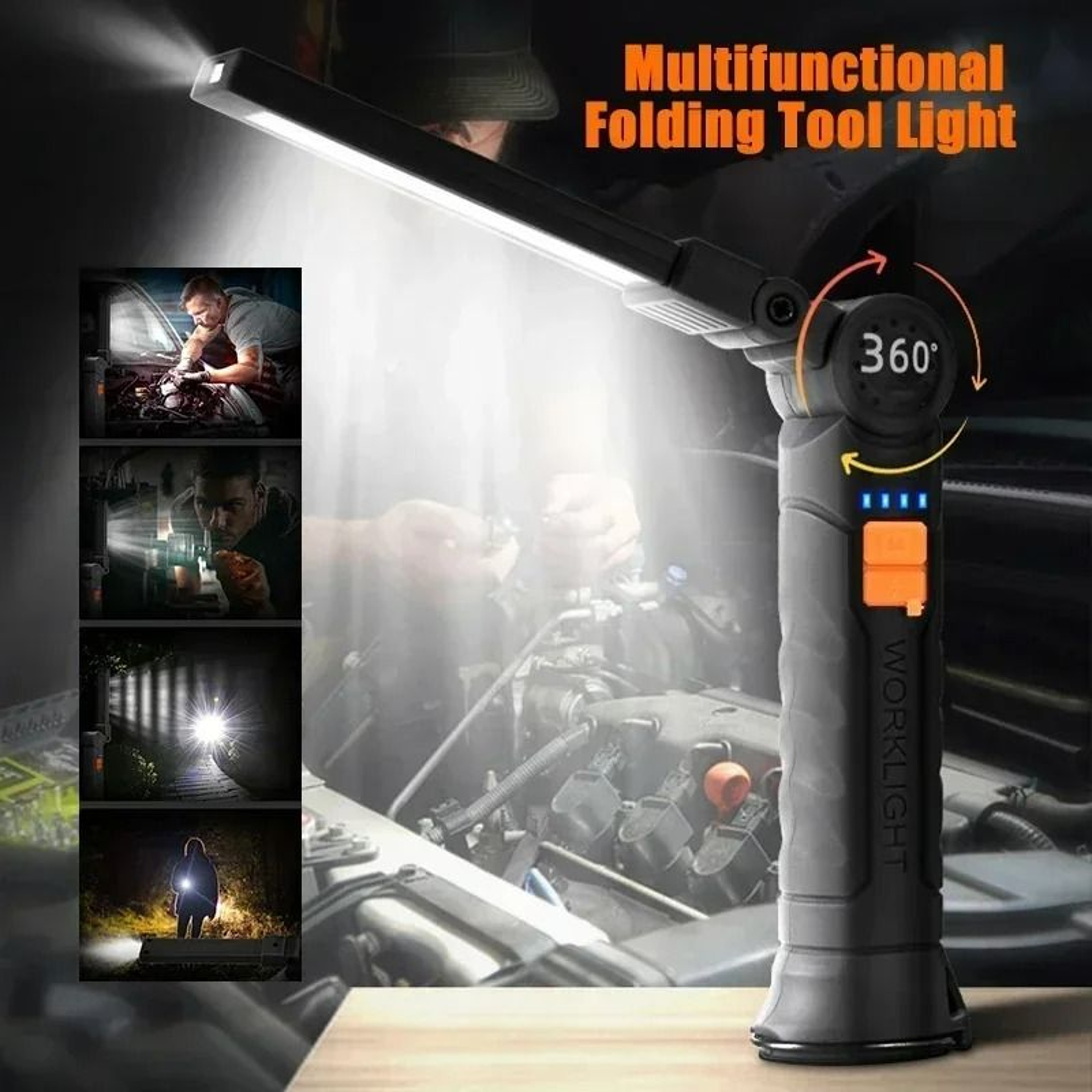 Magnetic LED Work Light  Emergency Lantern 4