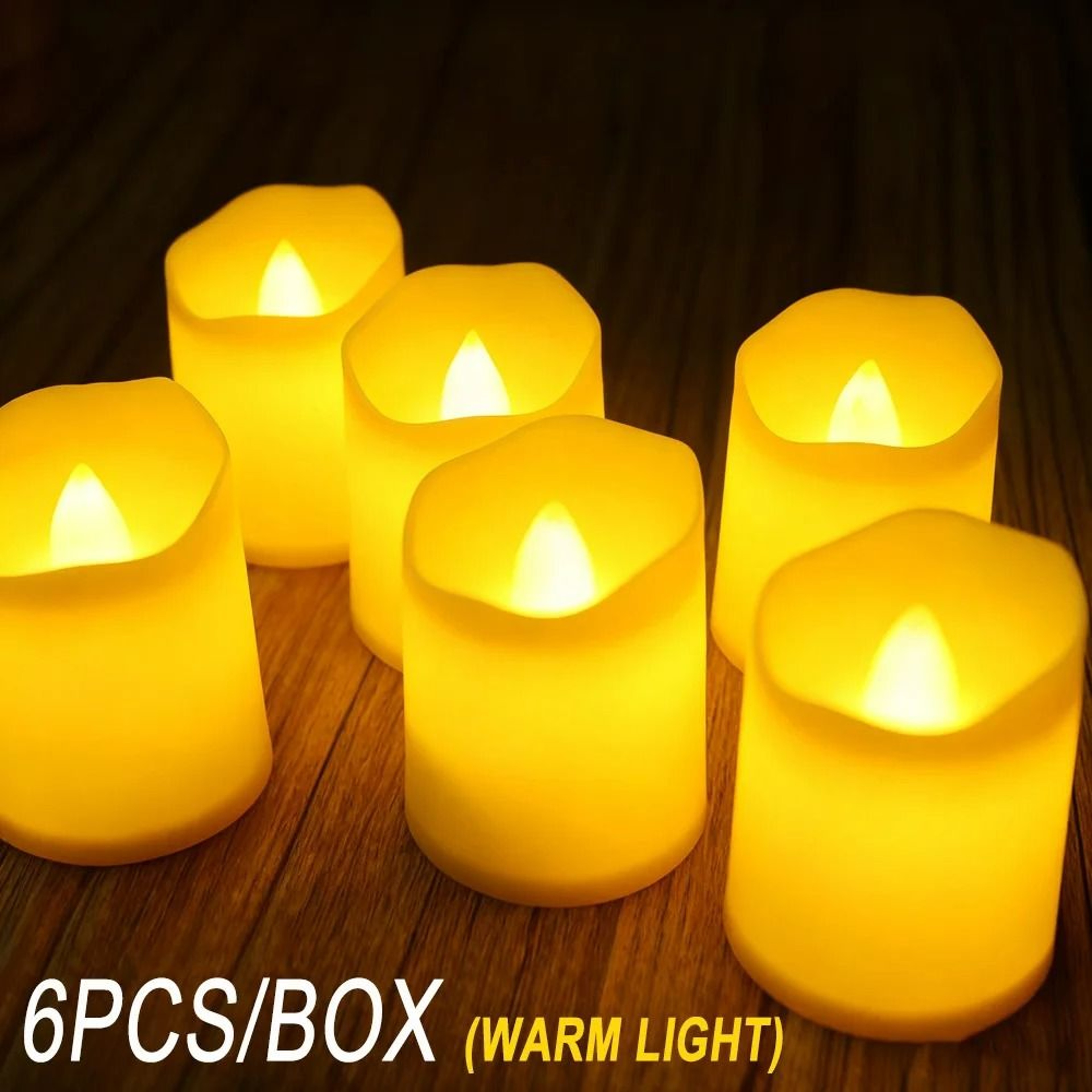 Flameless LED Flickering Tealight Candles 7