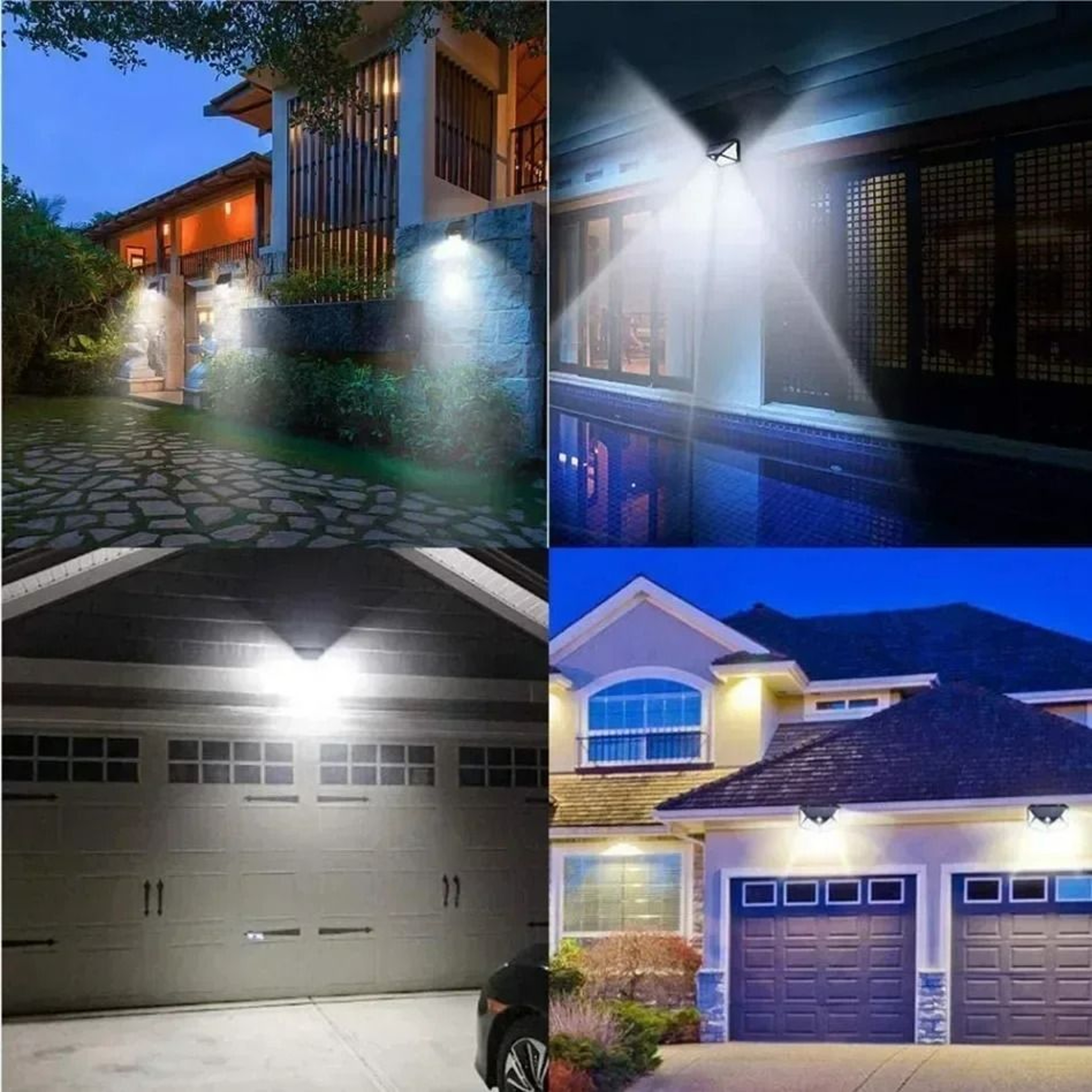 100LED Solar Motion Sensor Wall Lights 4