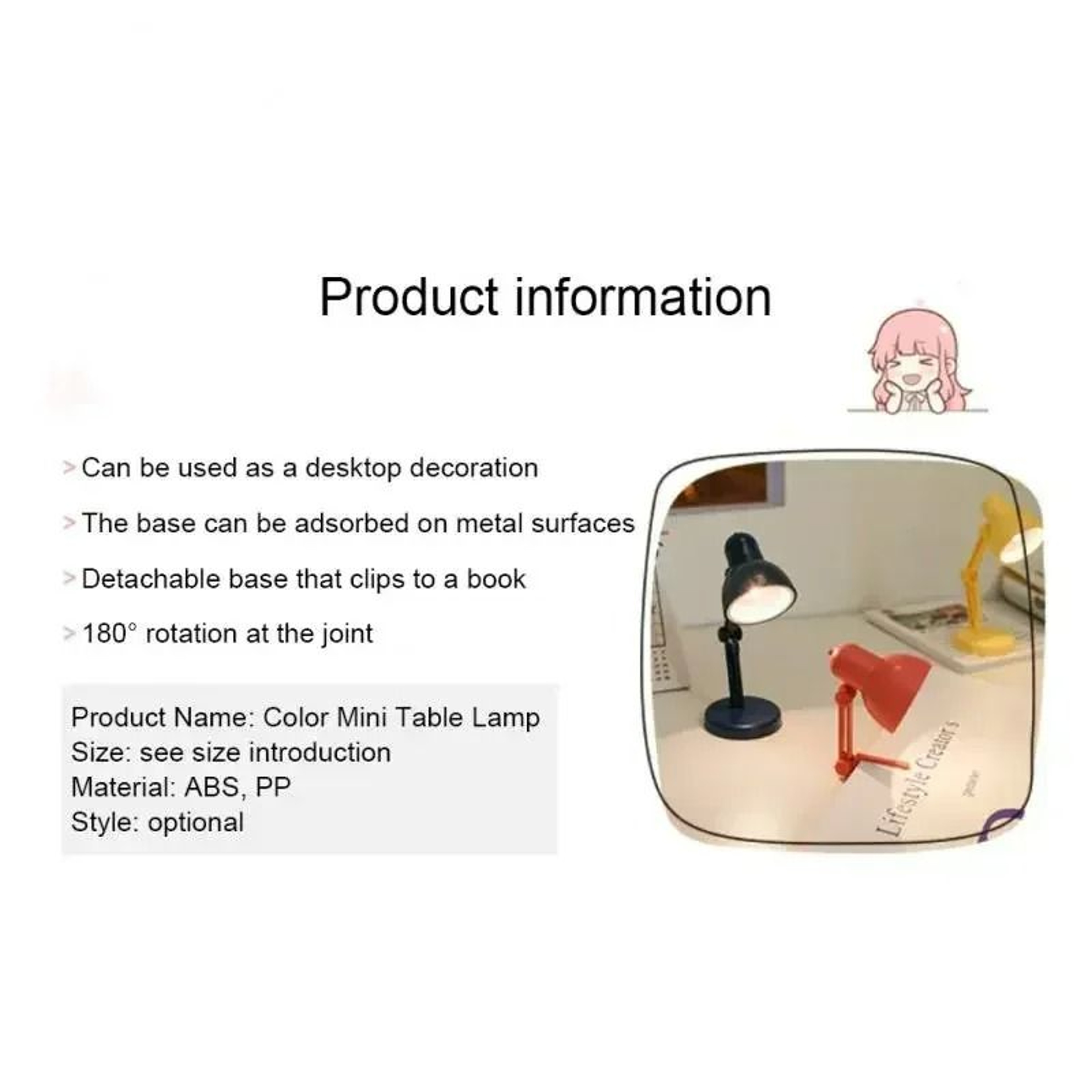 Flexible Folding Mini LED Book Light 6