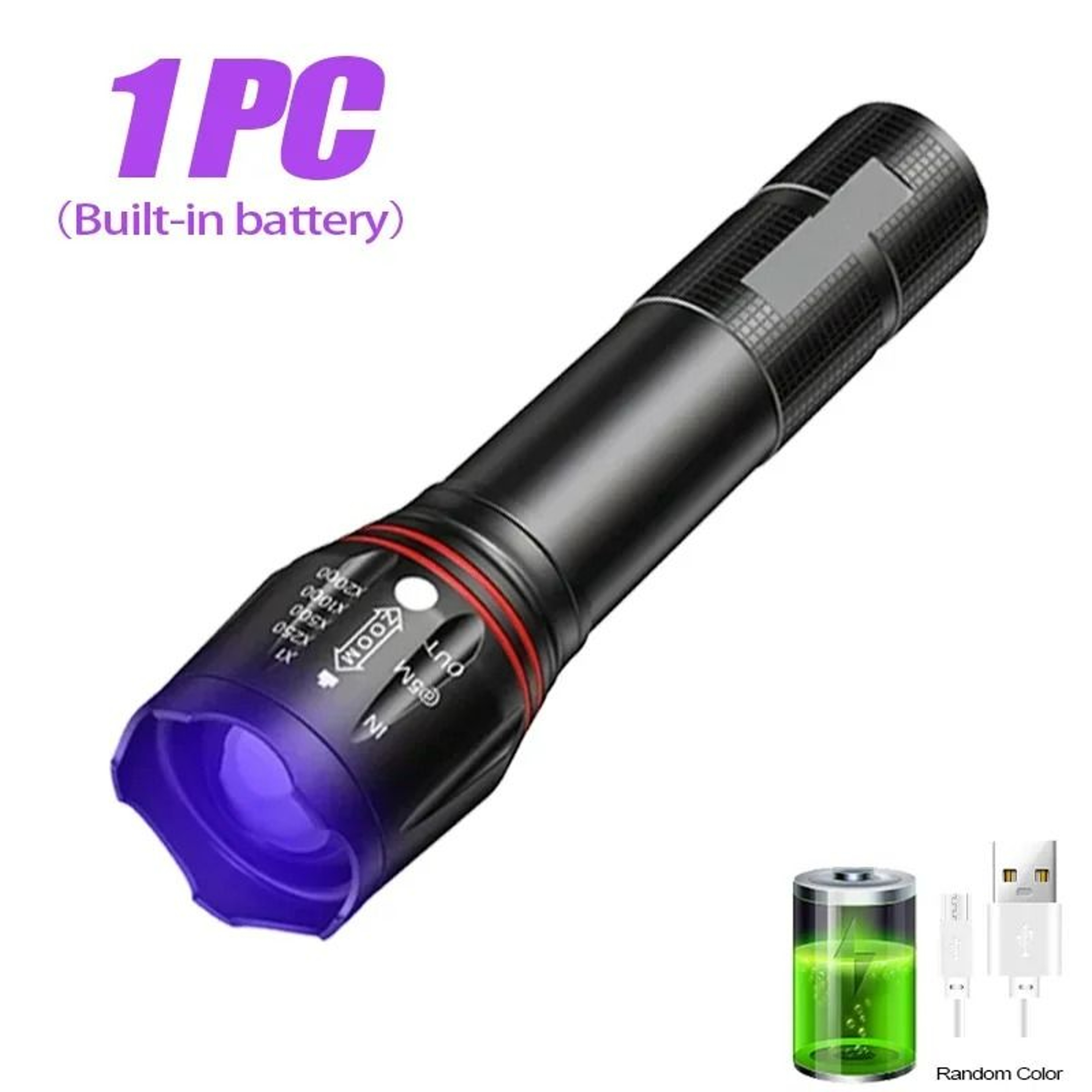 395nm Zoomable UV Inspection Flashlight 5
