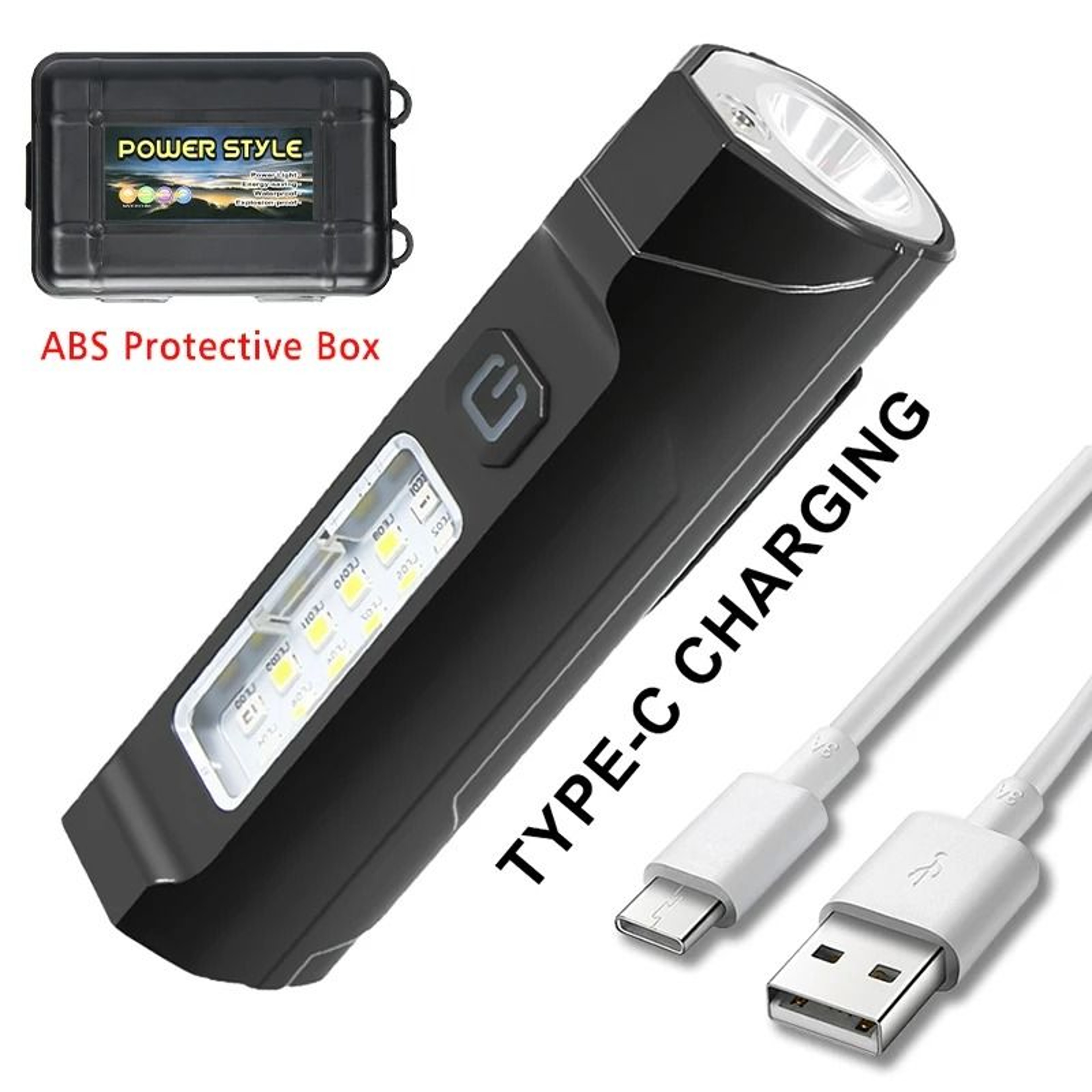 1000LM MultiMode Rechargeable Tactical Work Light 6