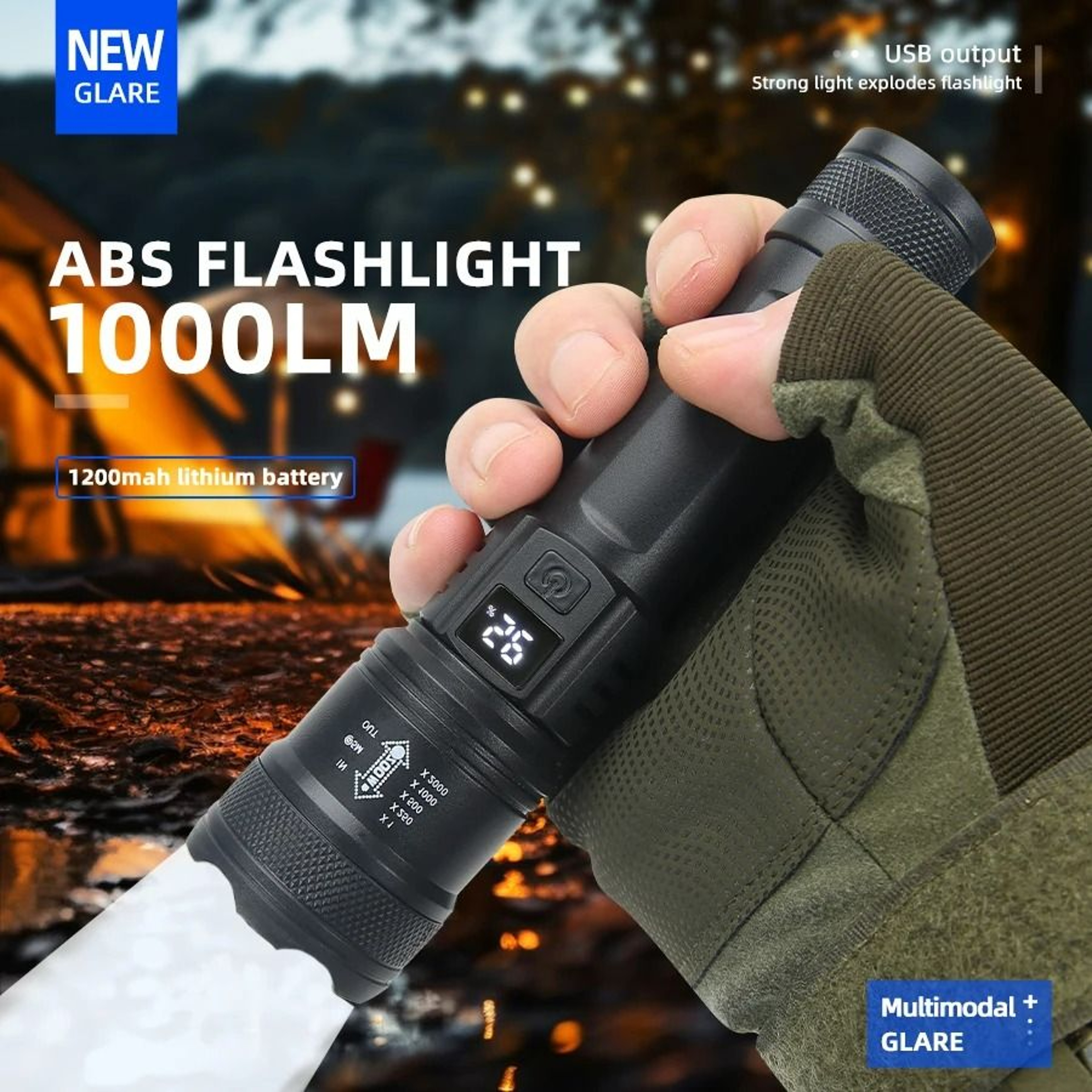 Max HighPower Tactical LED Flashlight 3