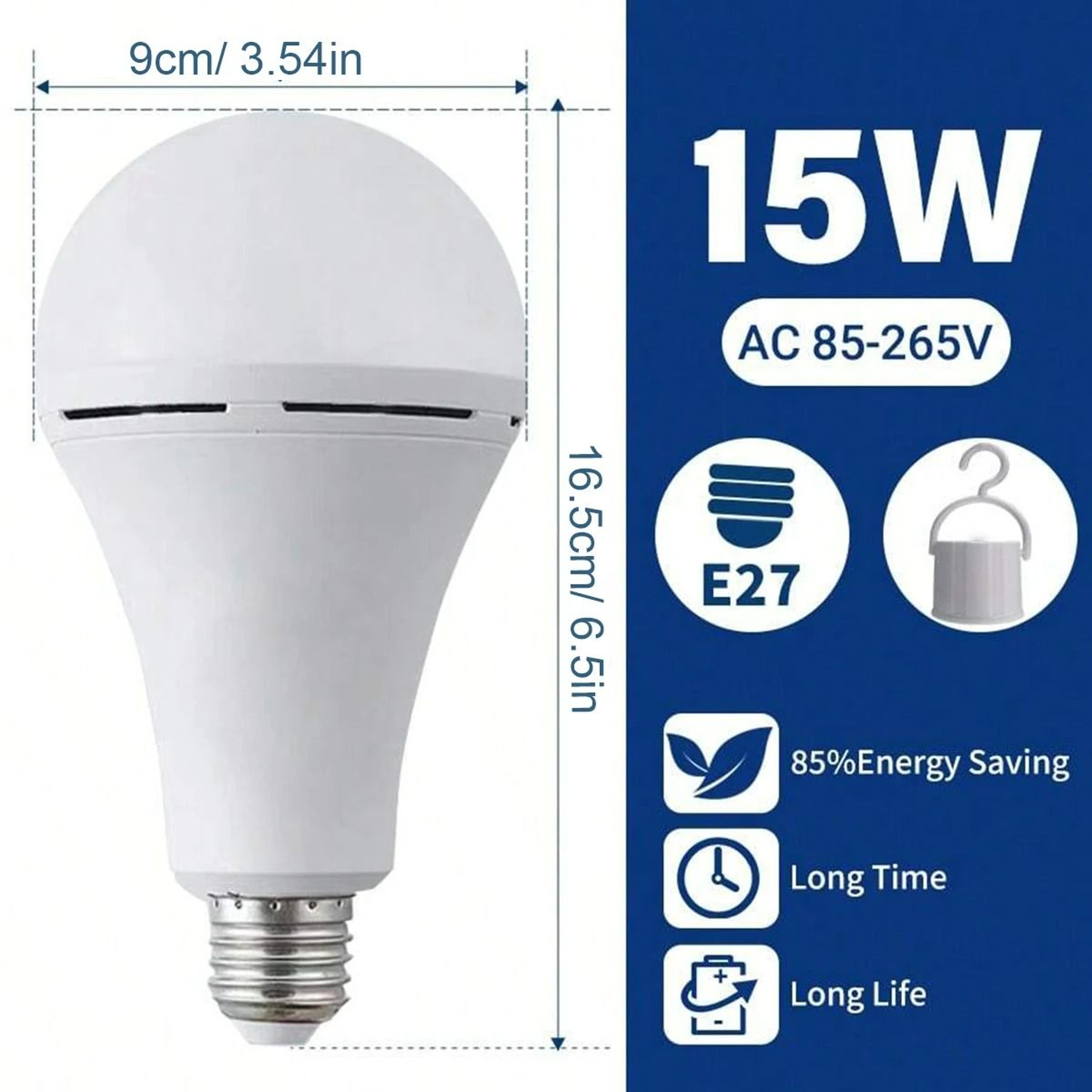 Intelligent Rechargeable LED Emergency Bulb 6