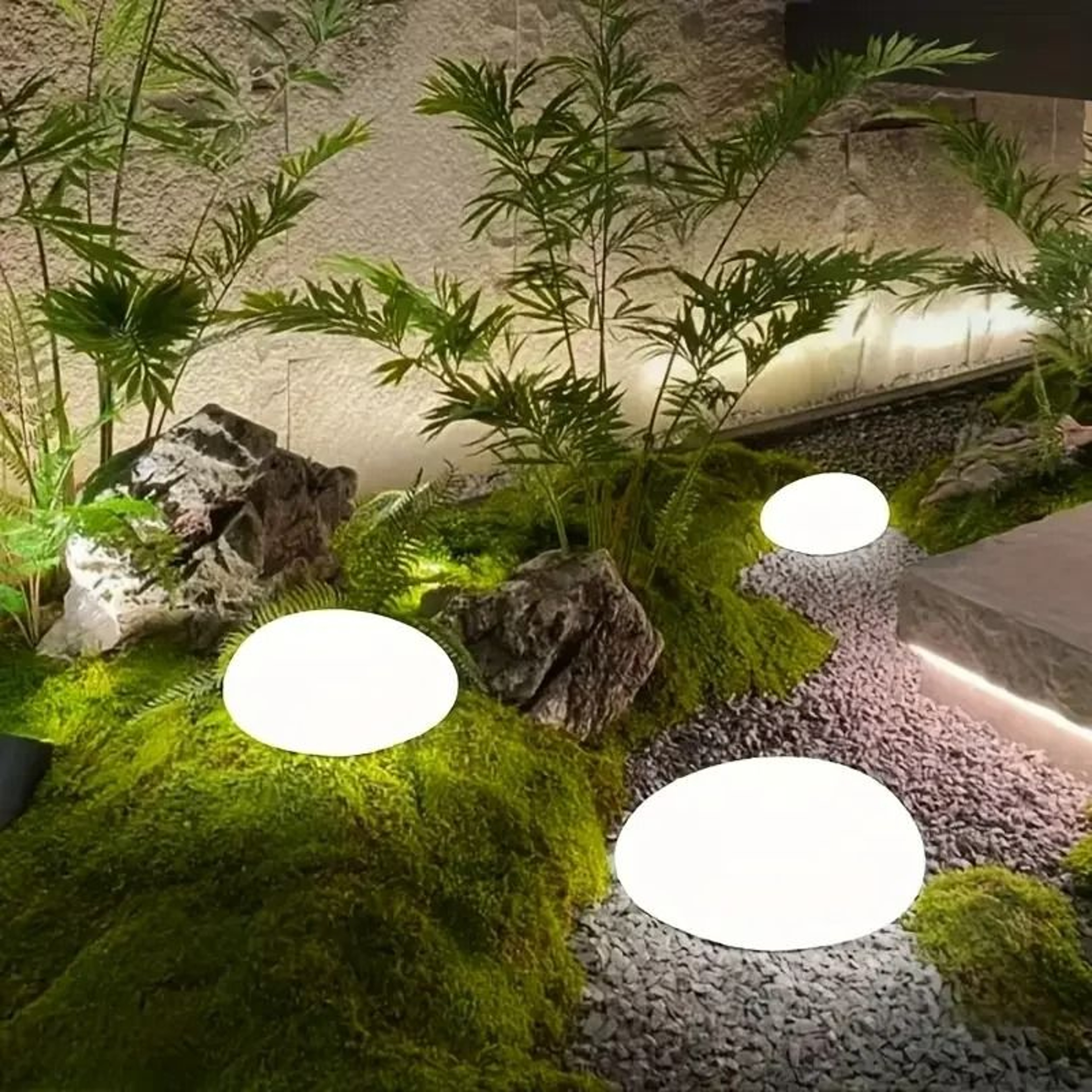 Solar EcoPebble Landscape Ambiance Lights 1