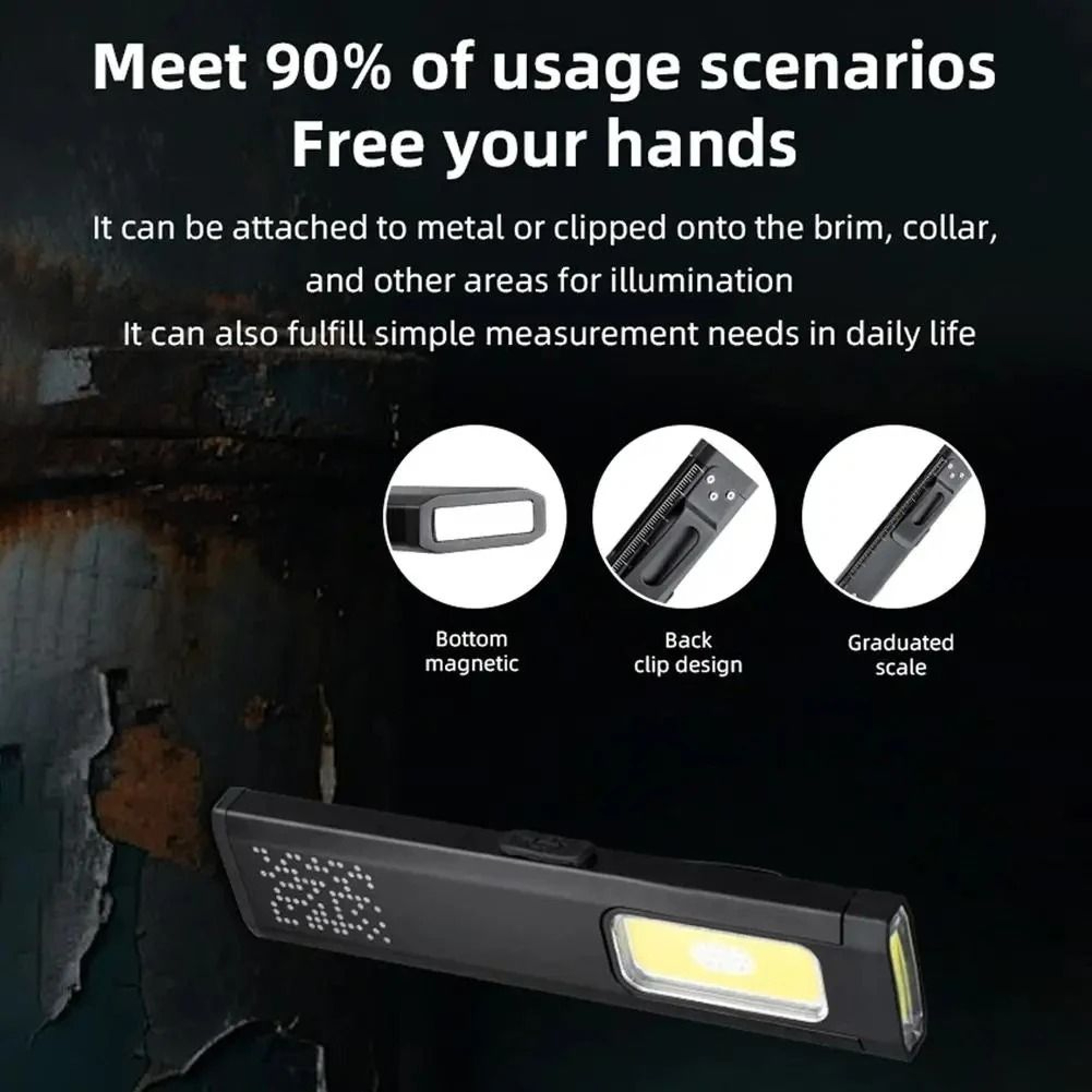 650LM MultiMode USBC Keychain Work Light 5